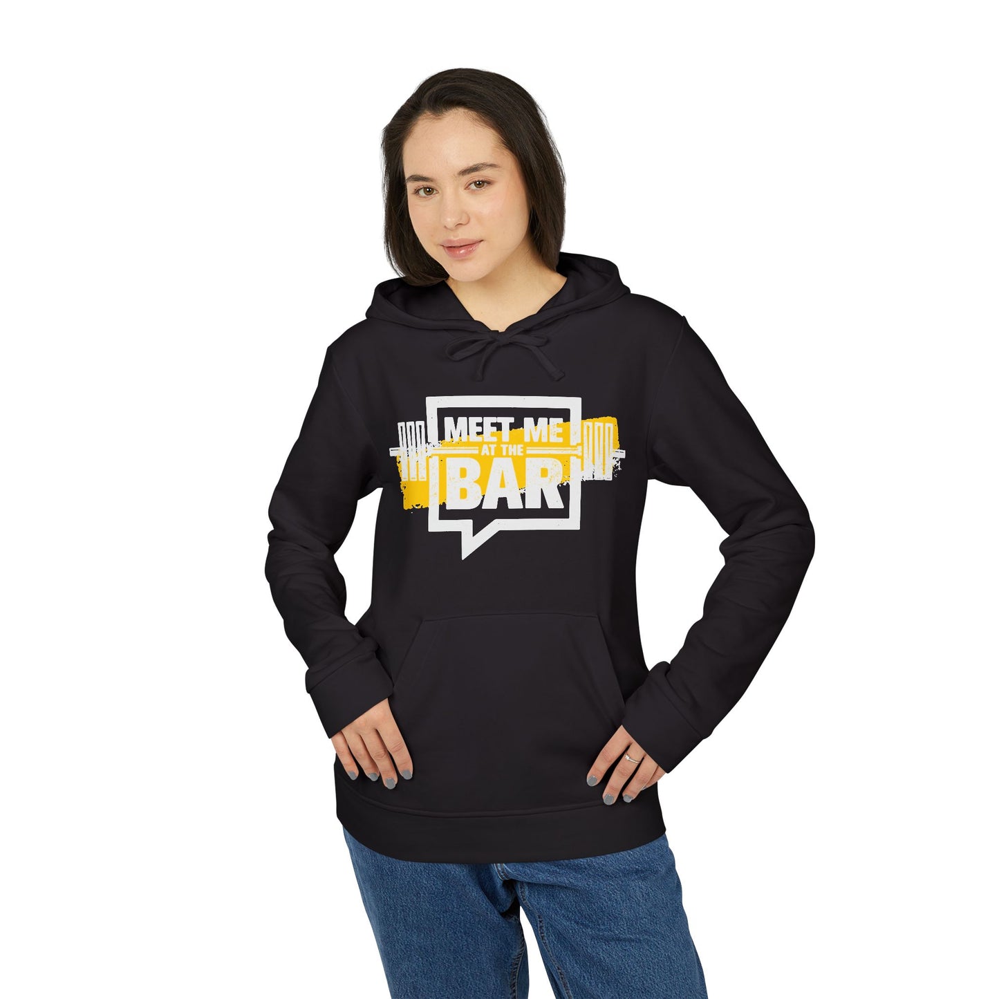 Meet Me At The Bar Adidas Unisex Cozy Fleece Hoodie