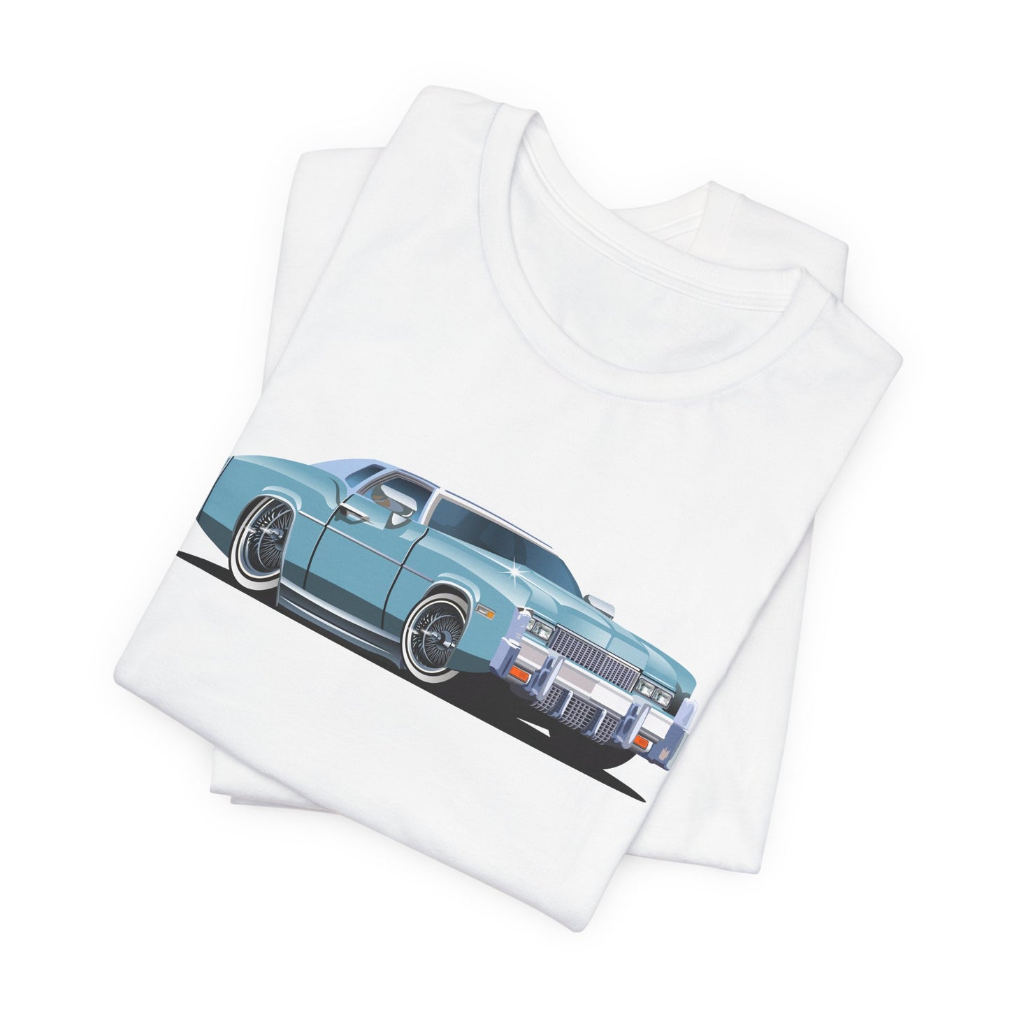 Cadillac Eldorado Chopped & Slammed Men's Jersey Short Sleeve Tee