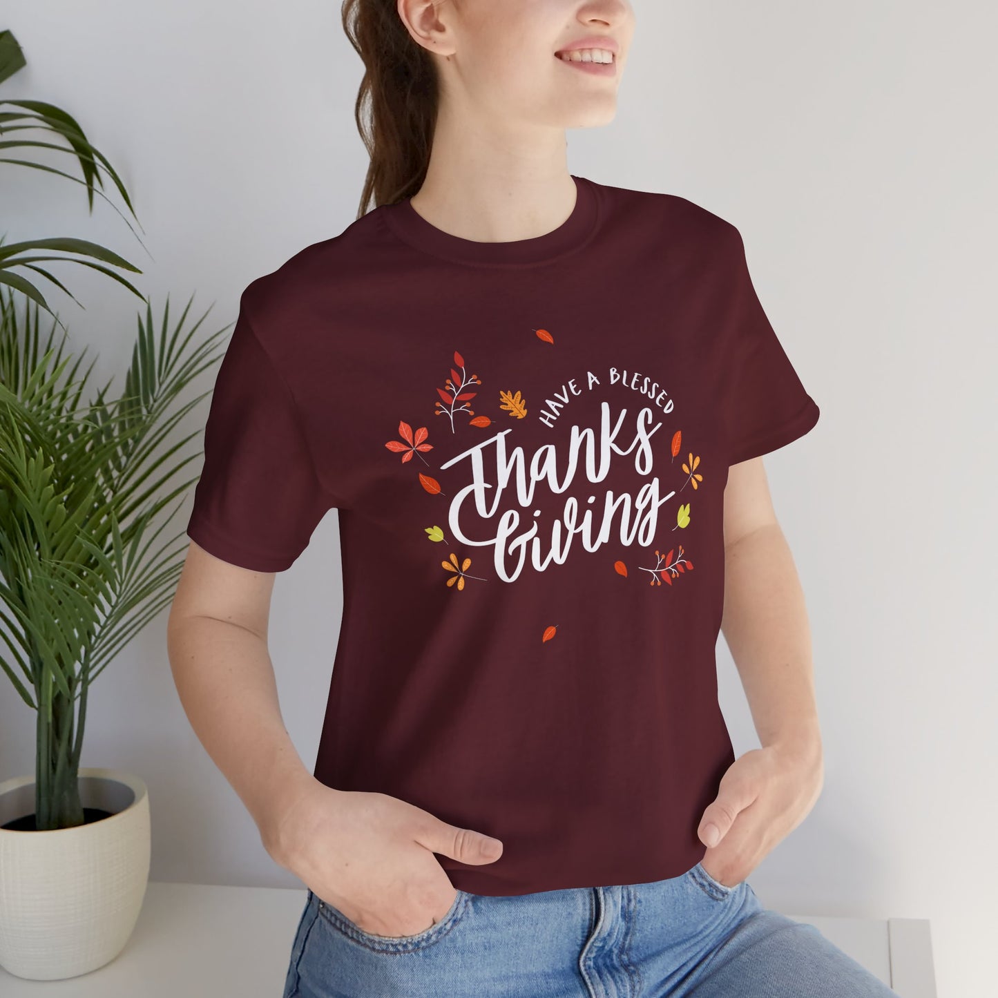 Have A Blessed Thanksgiving Unisex Jersey Short Sleeve Tee
