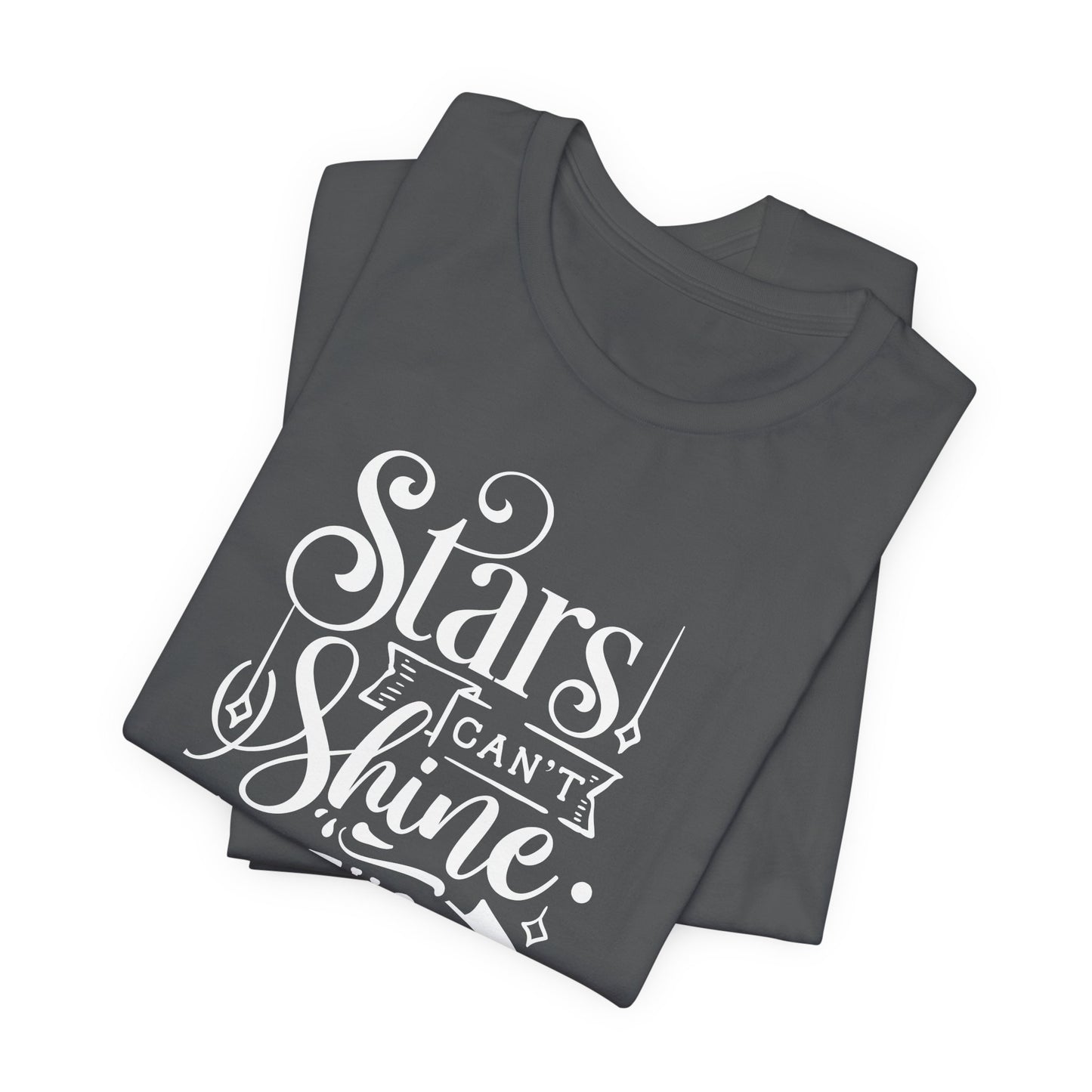 Stars Can't Shine Without Darkness Unisex Jersey Short Sleeve Tee