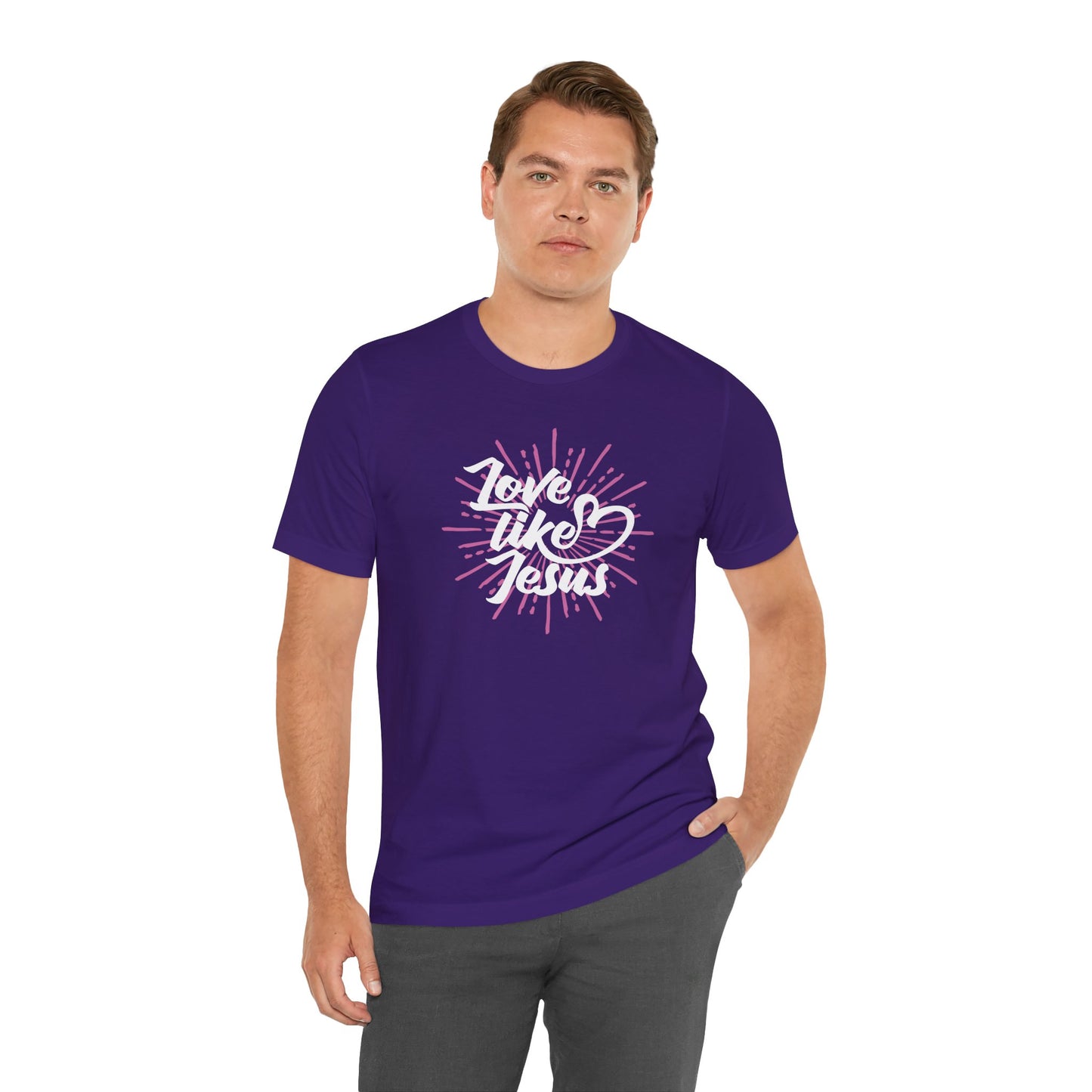 Love Like Jesus Unisex Jersey Short Sleeve Tee