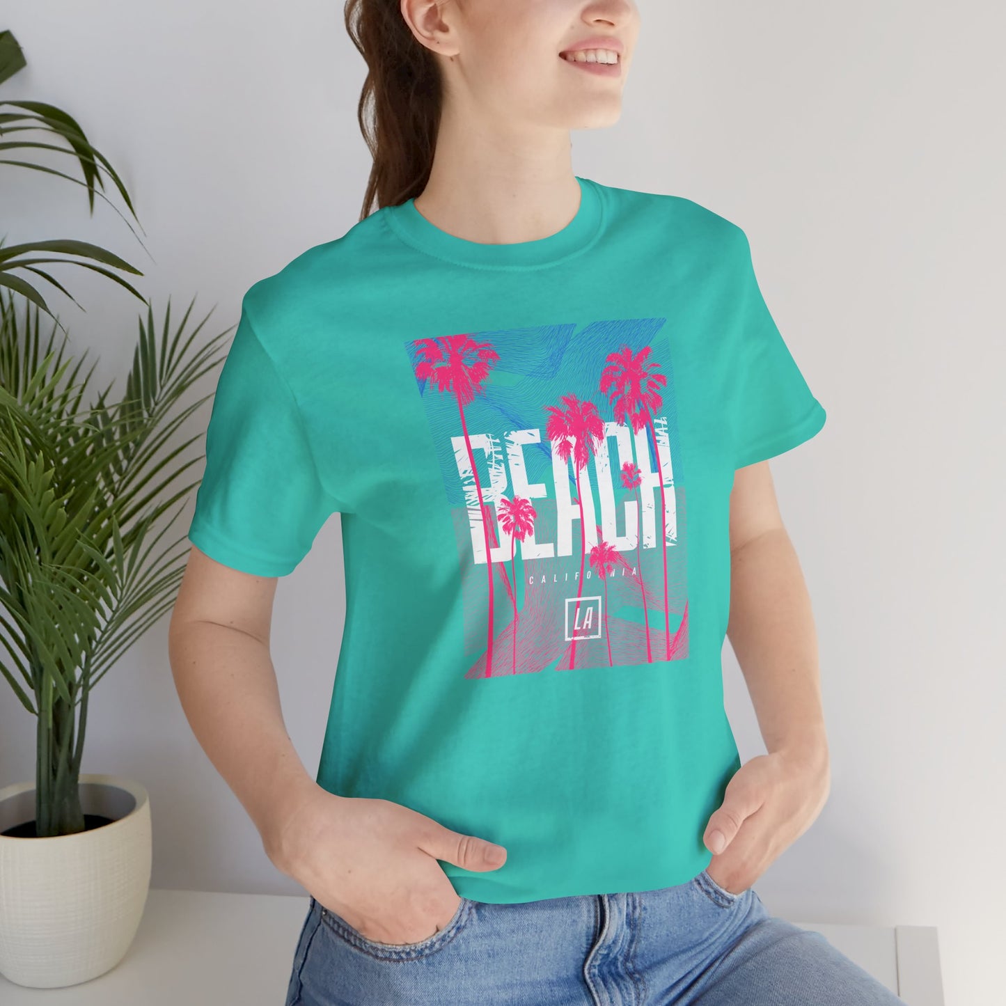 Beach California Unisex Jersey Short Sleeve Tee