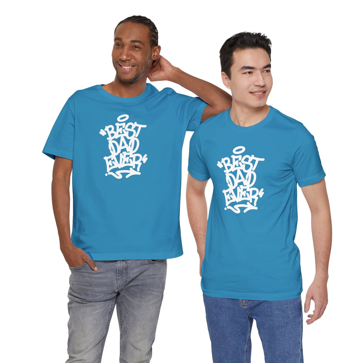 Best Dad Ever Men's Jersey Short Sleeve Tee