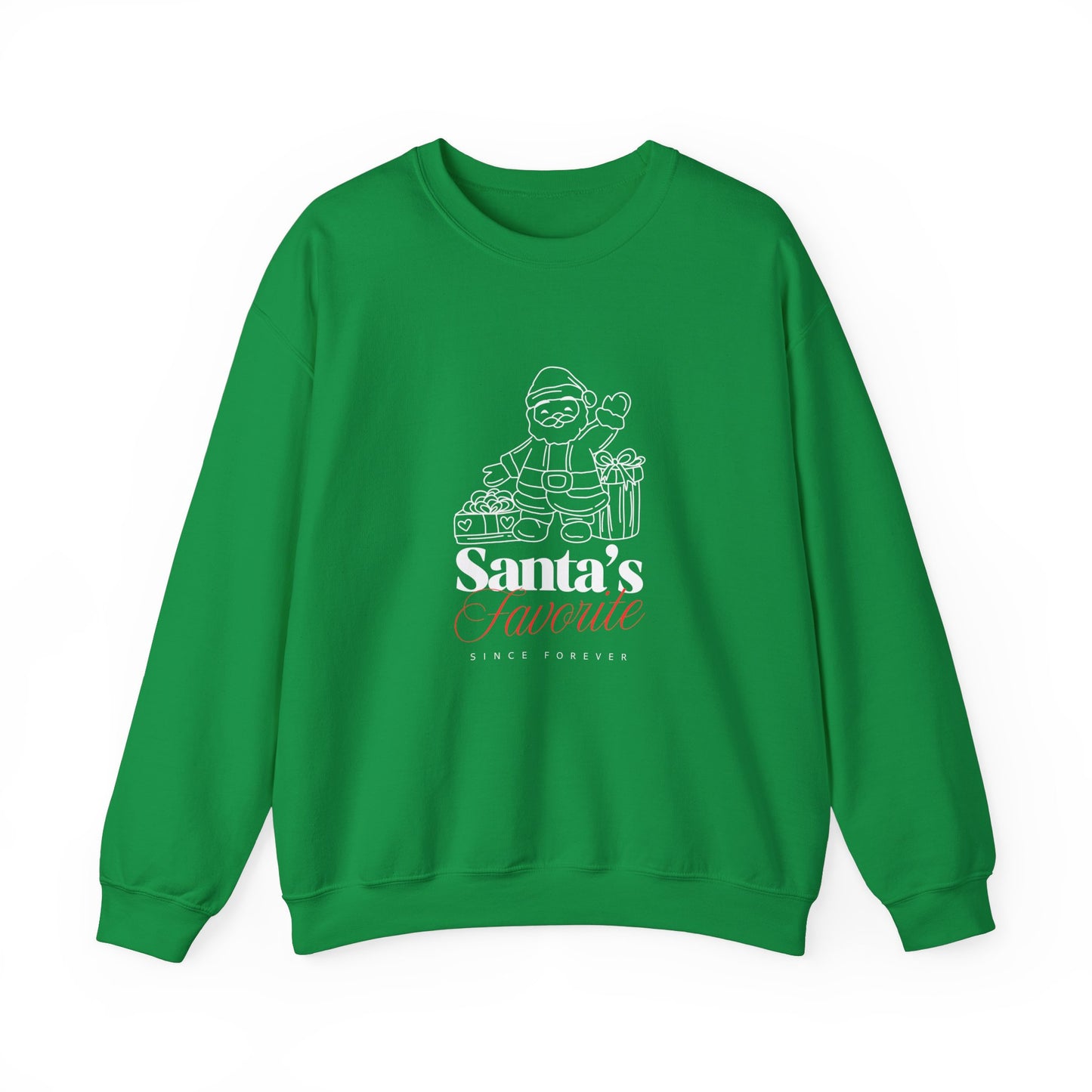 Unisex Heavy Blend Crewneck Sweatshirt Santa's Favorite Since Forever π
β¨