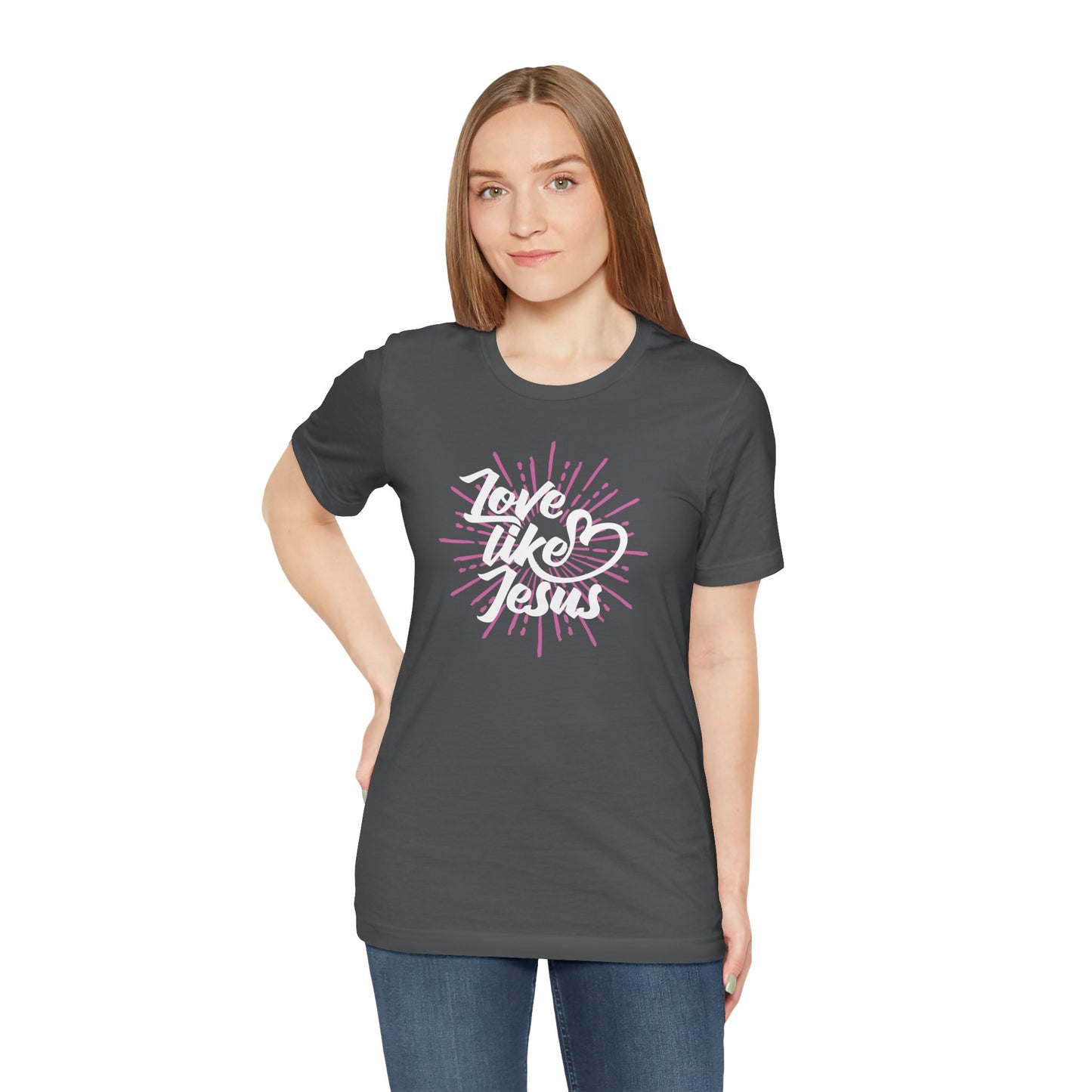 Love Like Jesus Unisex Jersey Short Sleeve Tee