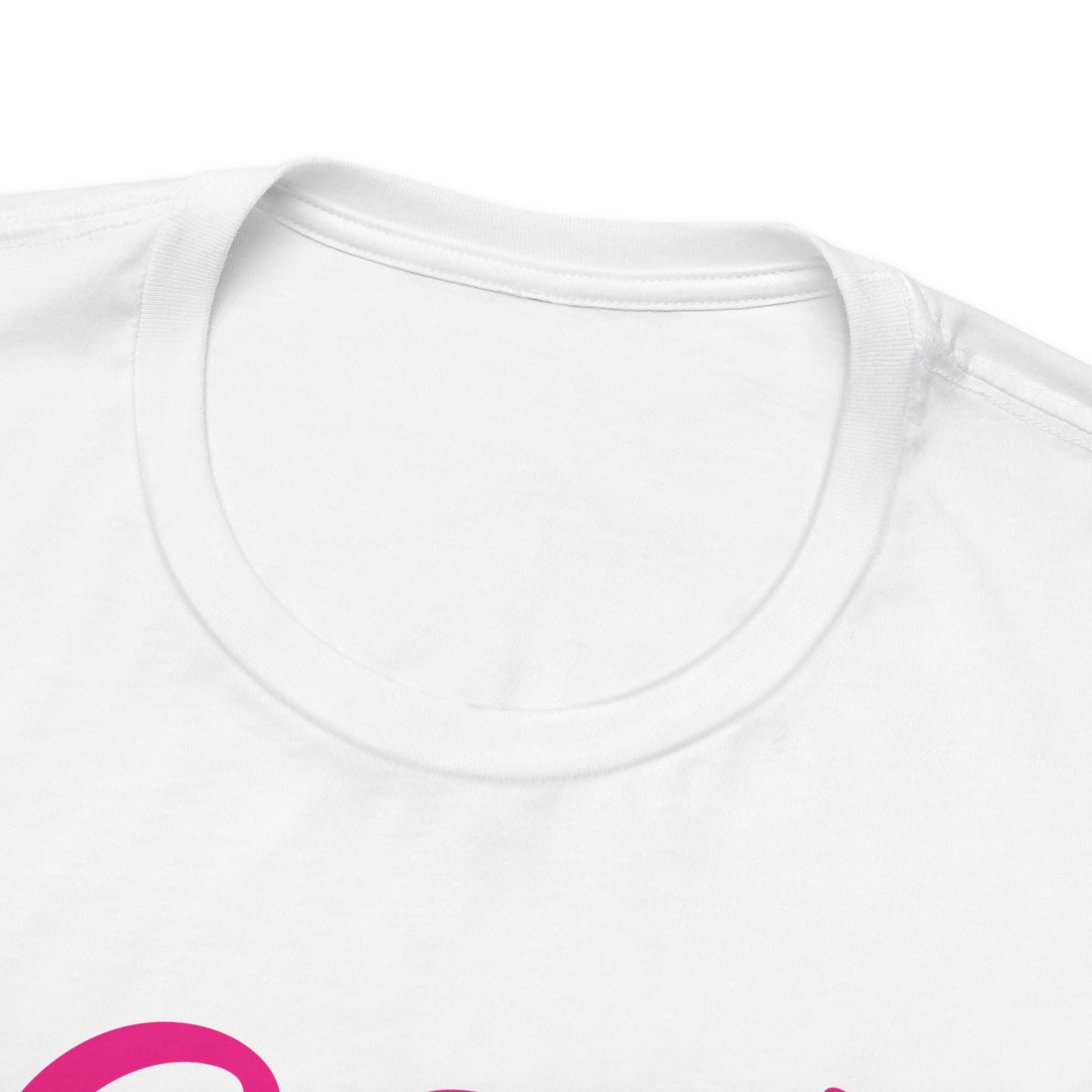 Christ is Risen Pink Print Unisex Jersey Short Sleeve Tee