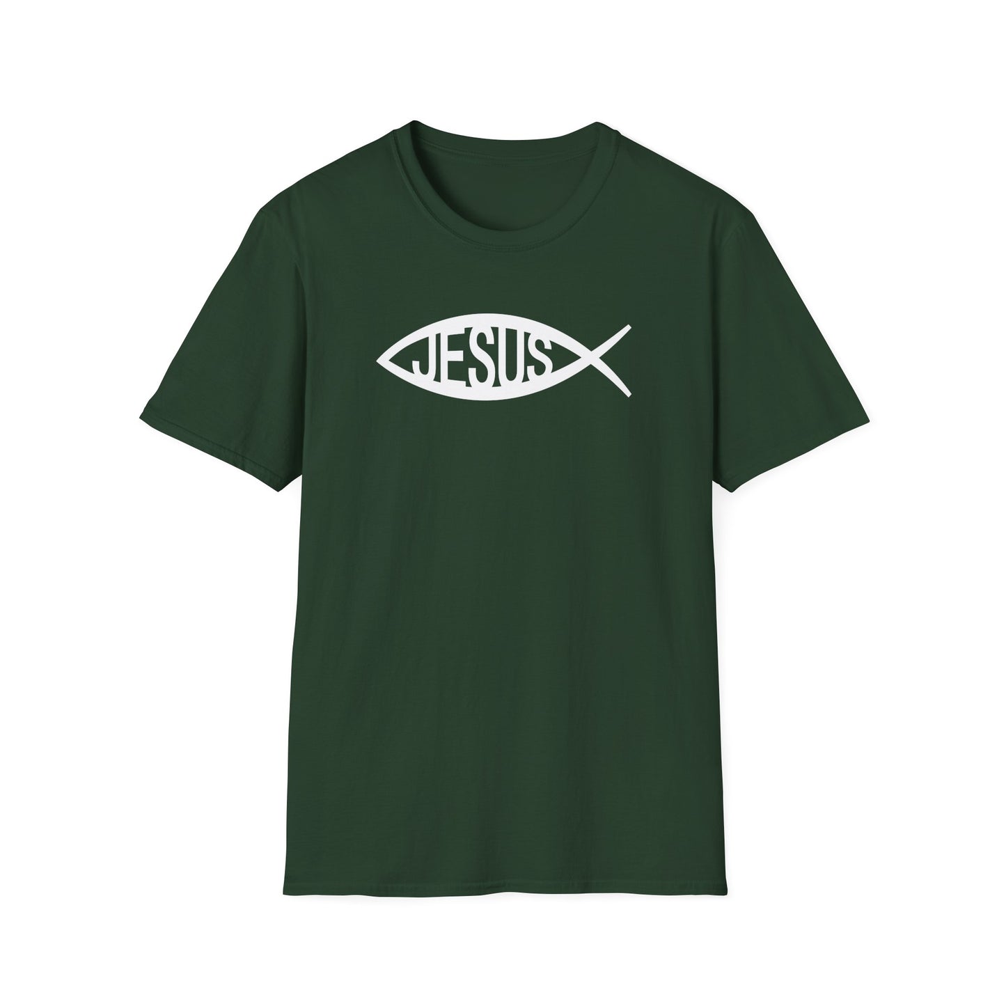 Jesus Fish Ichthys Softstyle T-Shirt