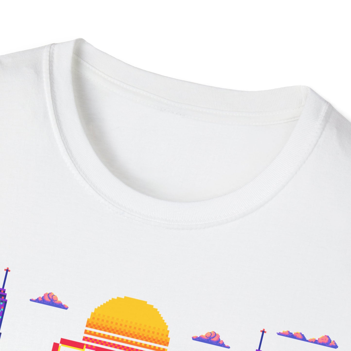 Game Over Sunset Showdown Unisex Softstyle T-Shirt