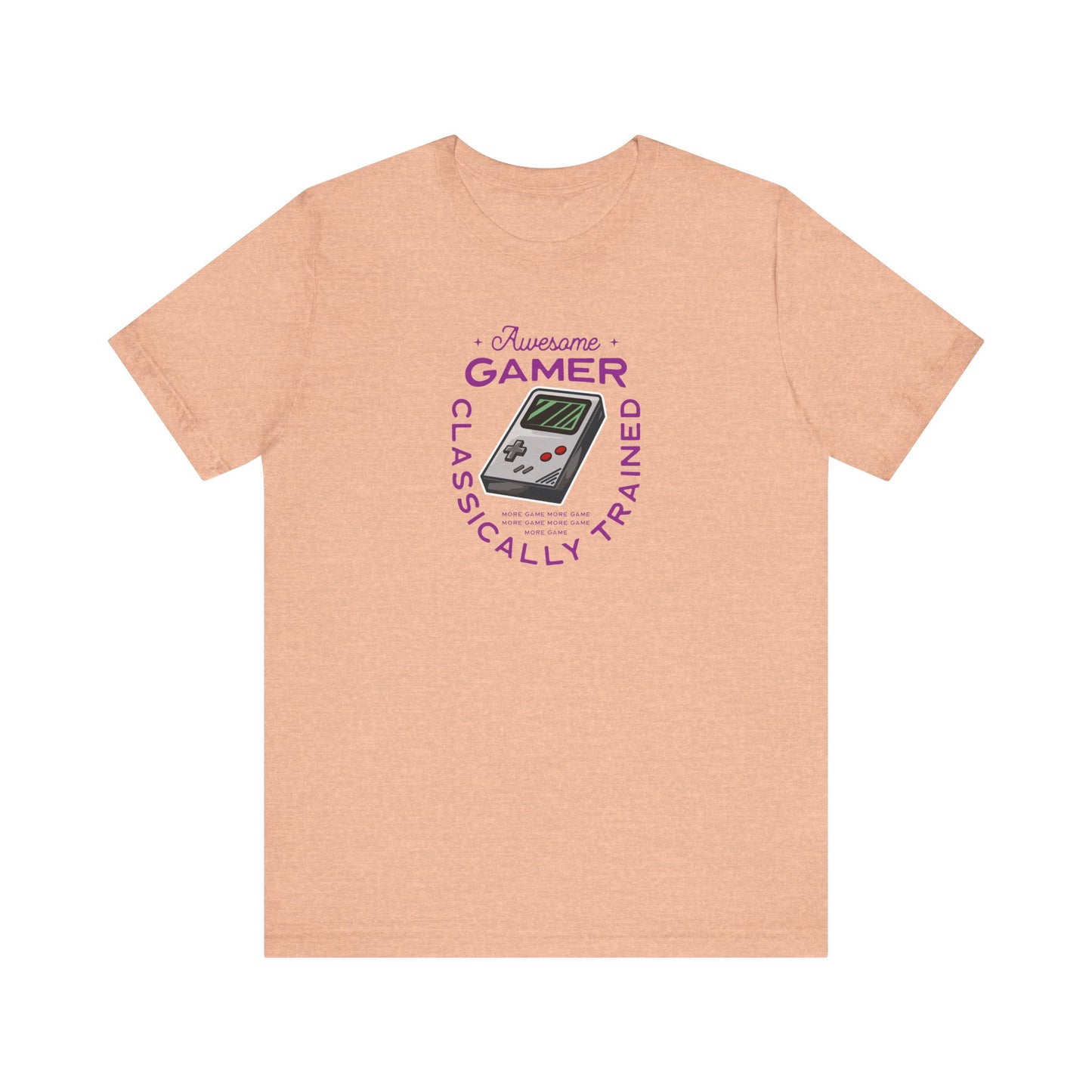 Unisex Jersey Short Sleeve Tee Awesome Gamer Classically Trained Purple Print