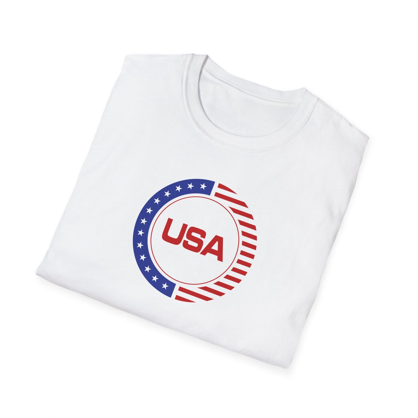 Patriotic Shield Unisex Softstyle T-Shirt
