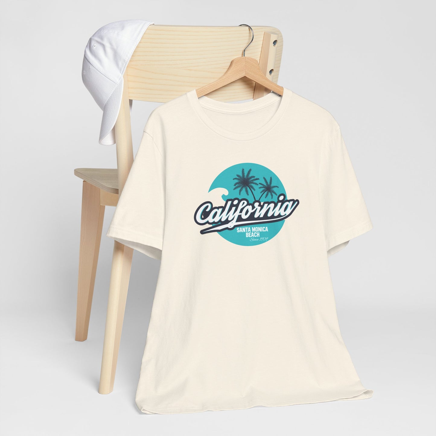 California Santa Monica Beach Unisex Jersey Short Sleeve Tee