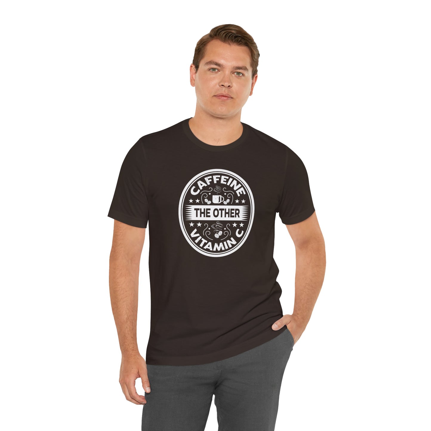 Caffeine The Other Vitamin C Unisex Jersey Short Sleeve Tee