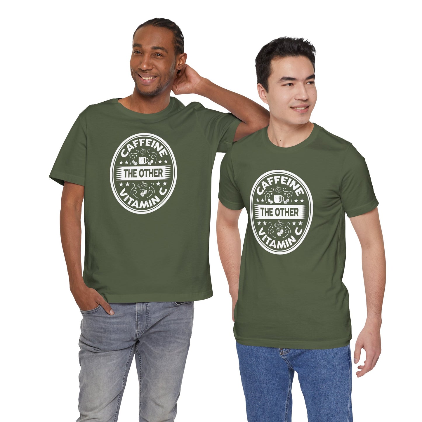 Caffeine The Other Vitamin C Unisex Jersey Short Sleeve Tee