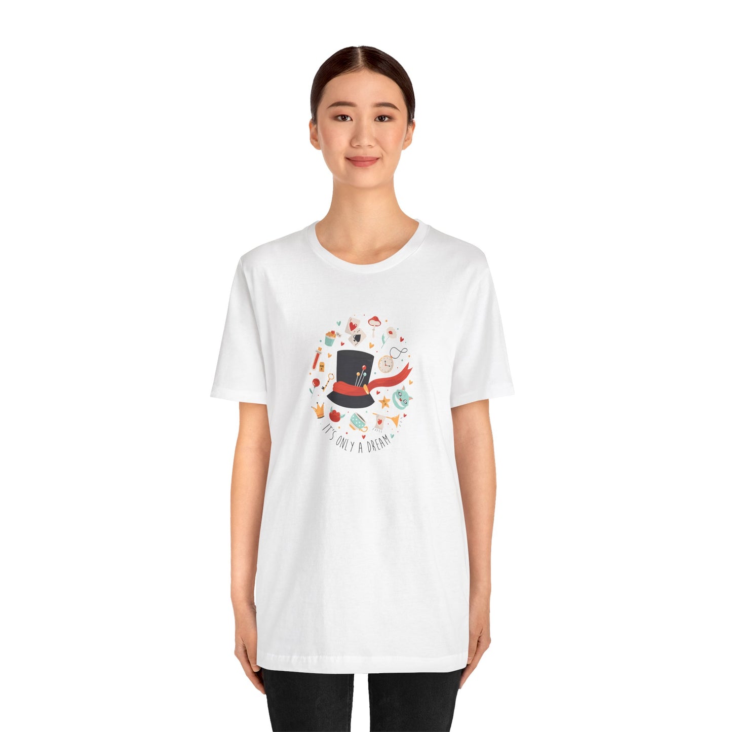 It's Only A Dream Alice In Wonderland Inspired Unisex Jersey Short Sleeve Tee