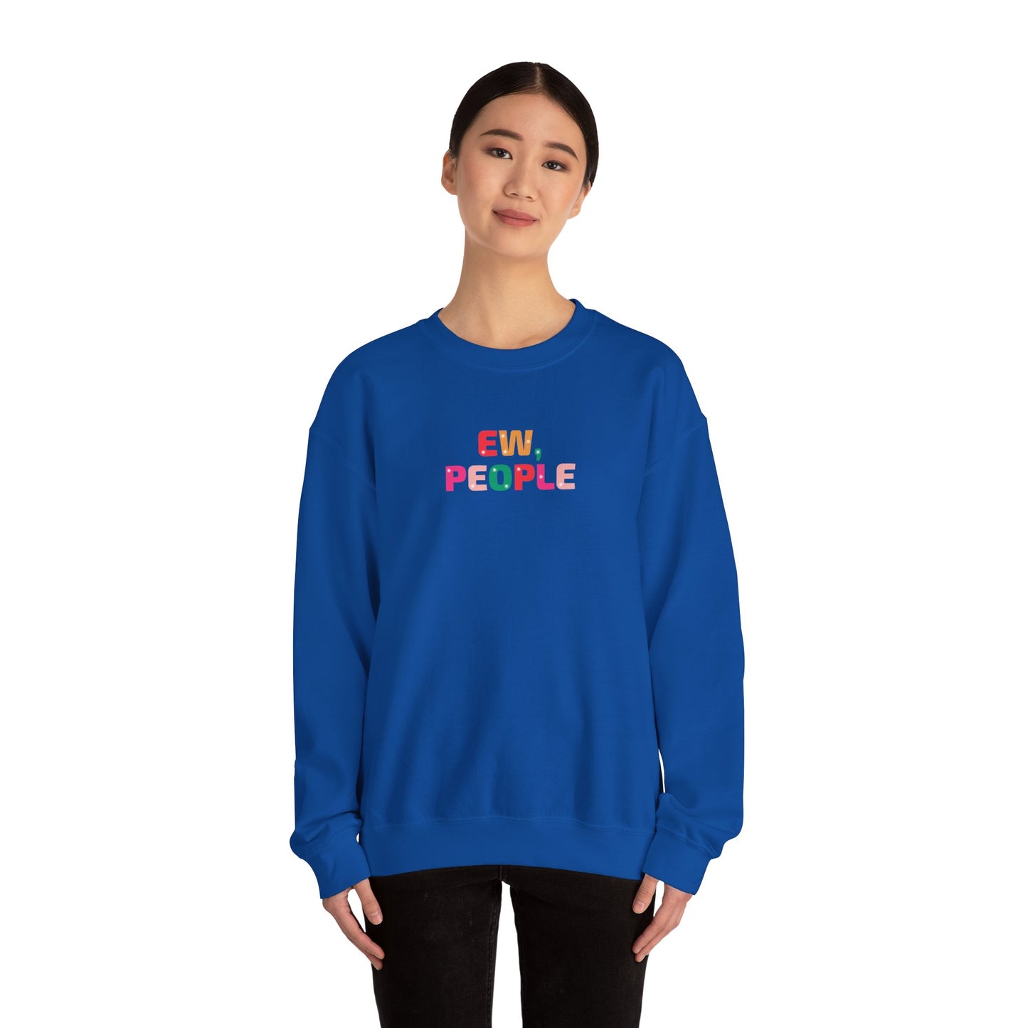 Unisex Heavy Blend Crewneck Sweatshirt Ew, People & Merry Christmas, I Guess 🎄✨