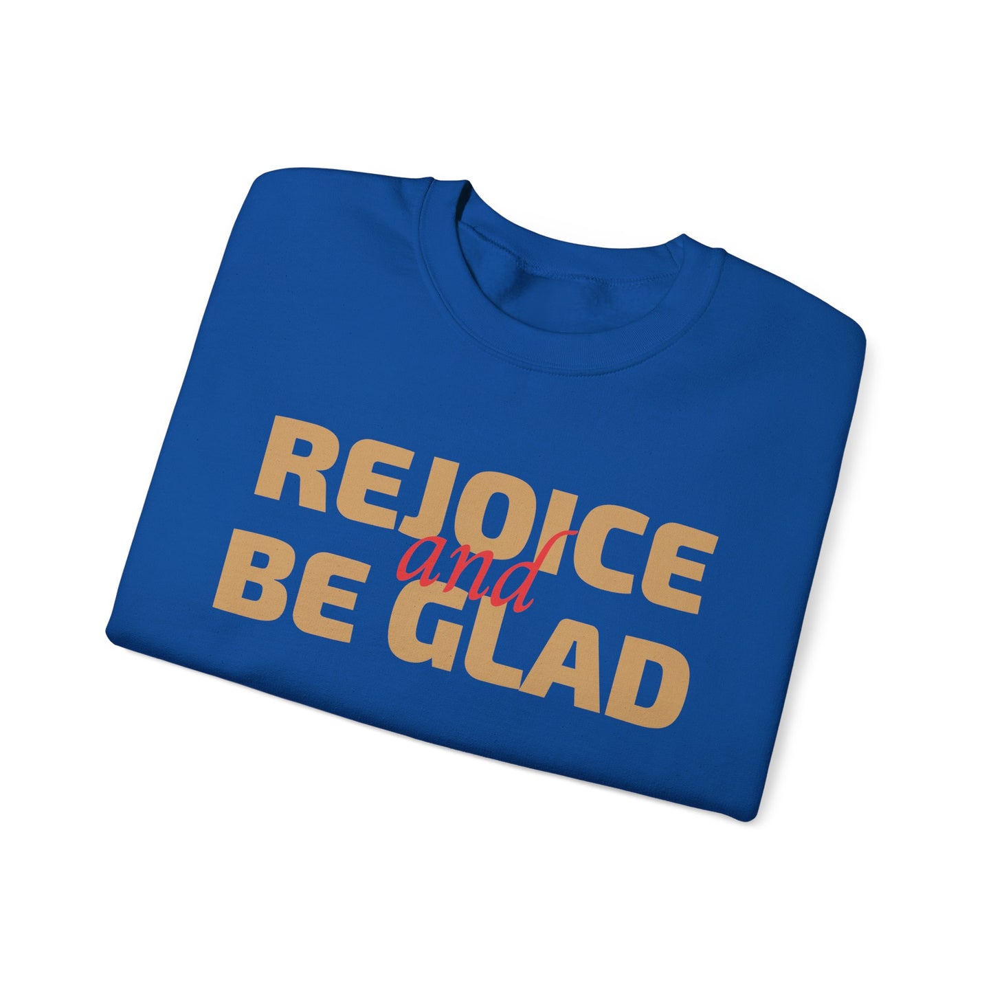 Unisex Heavy Blend Crewneck Sweatshirt Rejoice and Be Glad πβ¨