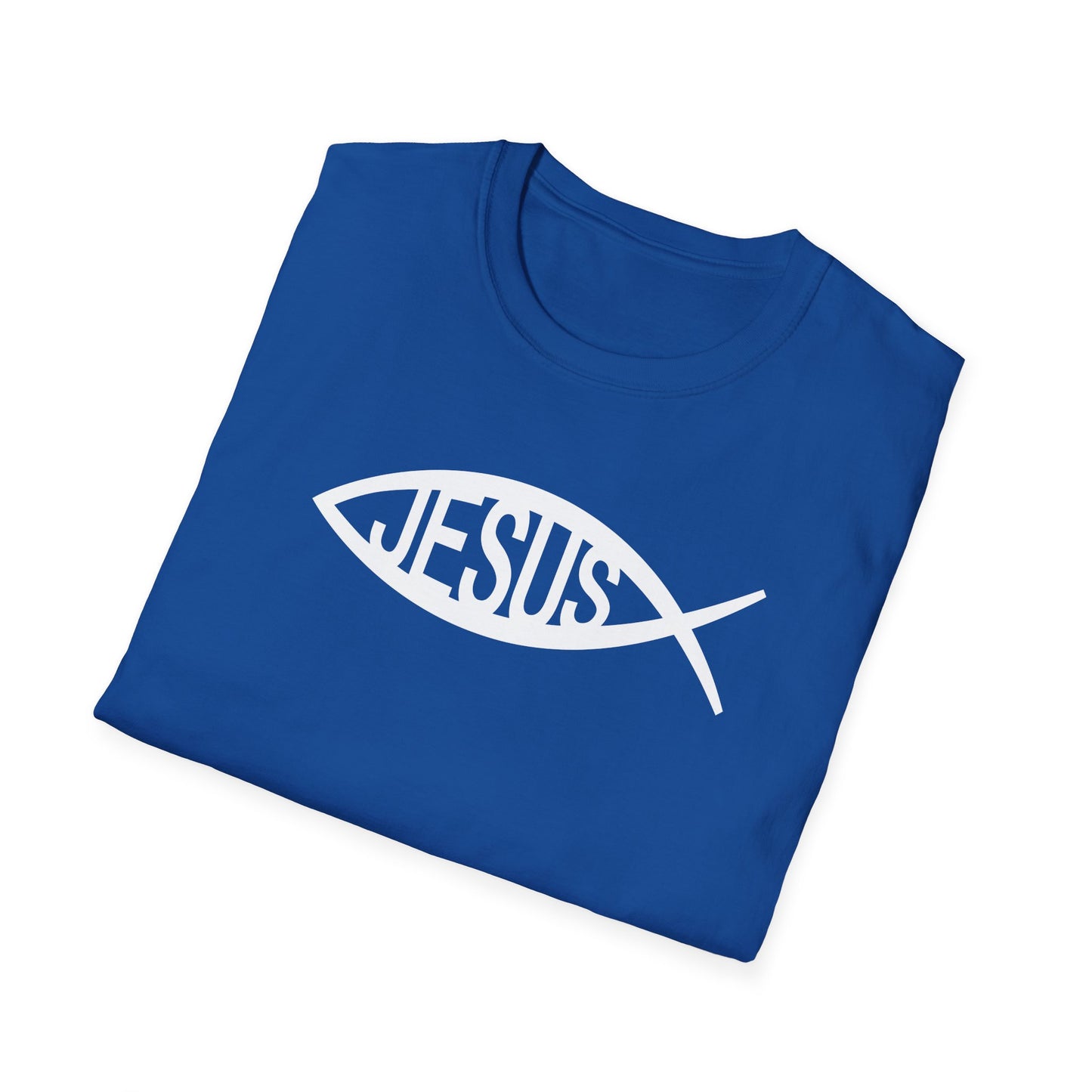 Jesus Fish Ichthys Softstyle T-Shirt