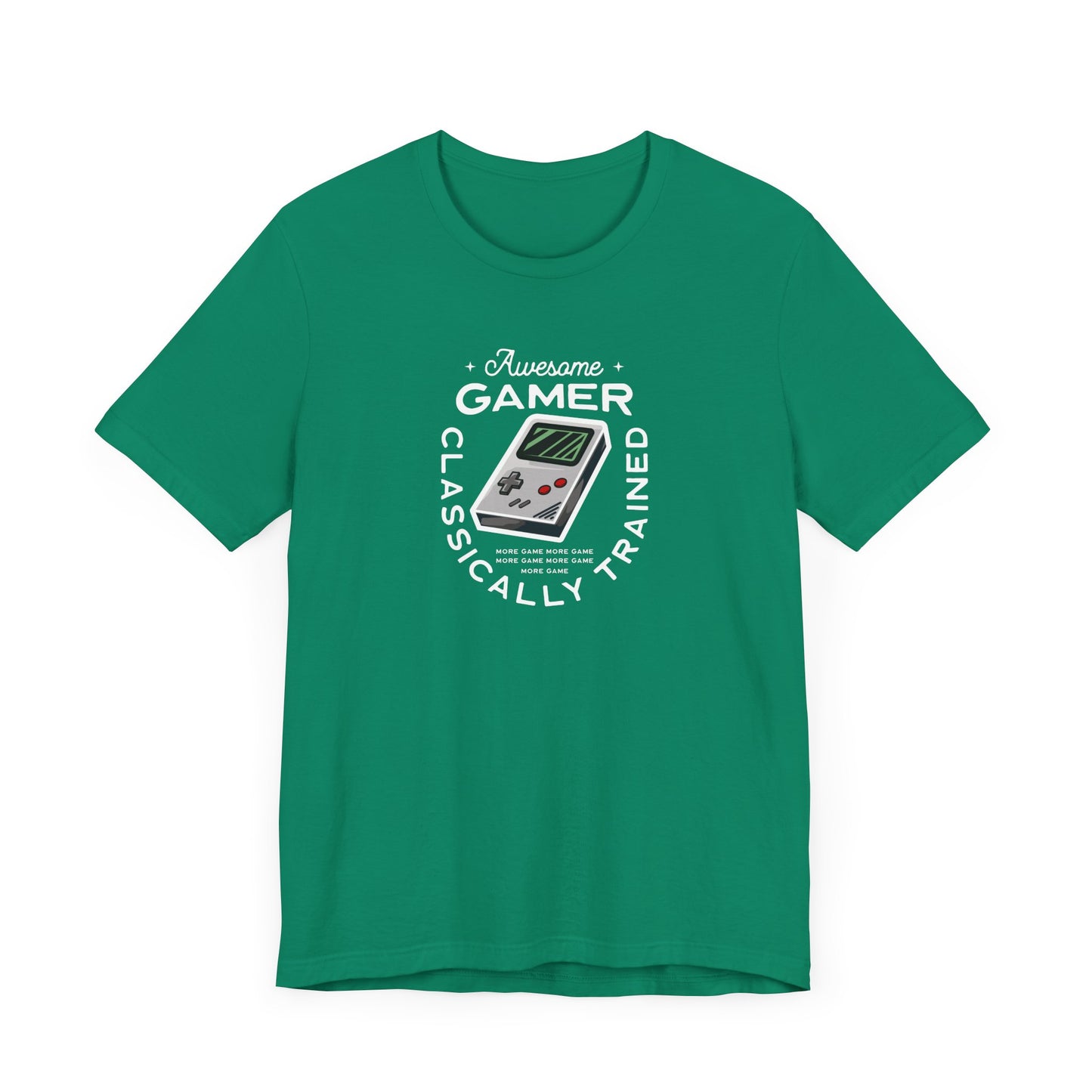 Unisex Jersey Short Sleeve Tee Awesome Gamer Classically Trained White Print