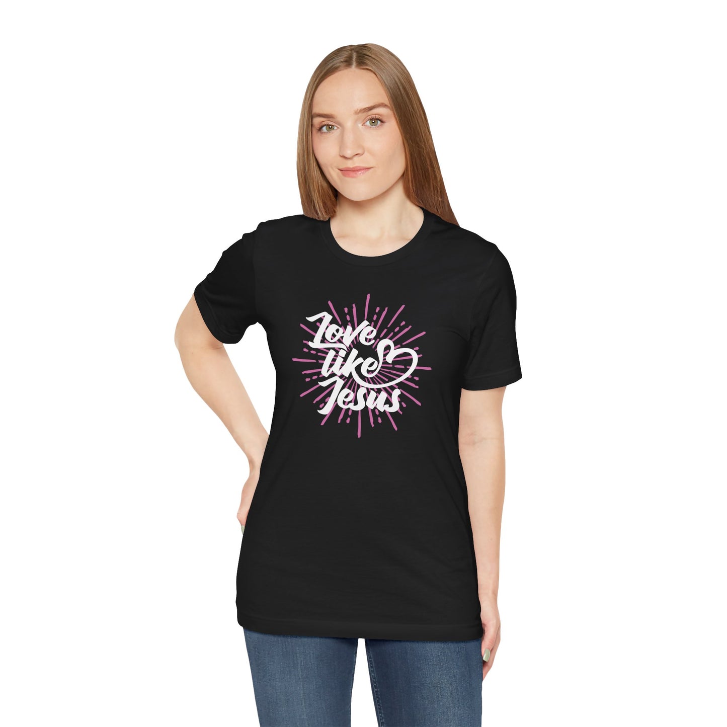 Love Like Jesus Unisex Jersey Short Sleeve Tee