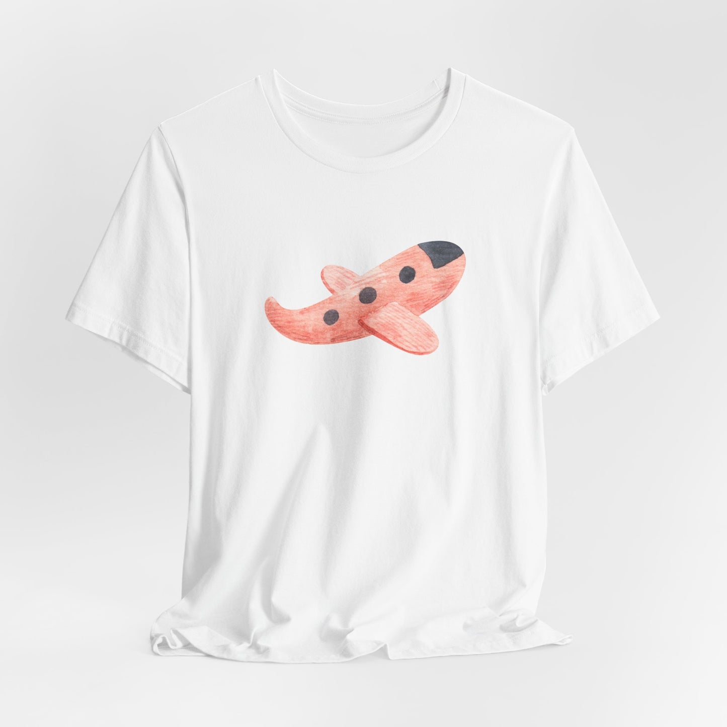 Red plane Unisex Jersey Short Sleeve Tee