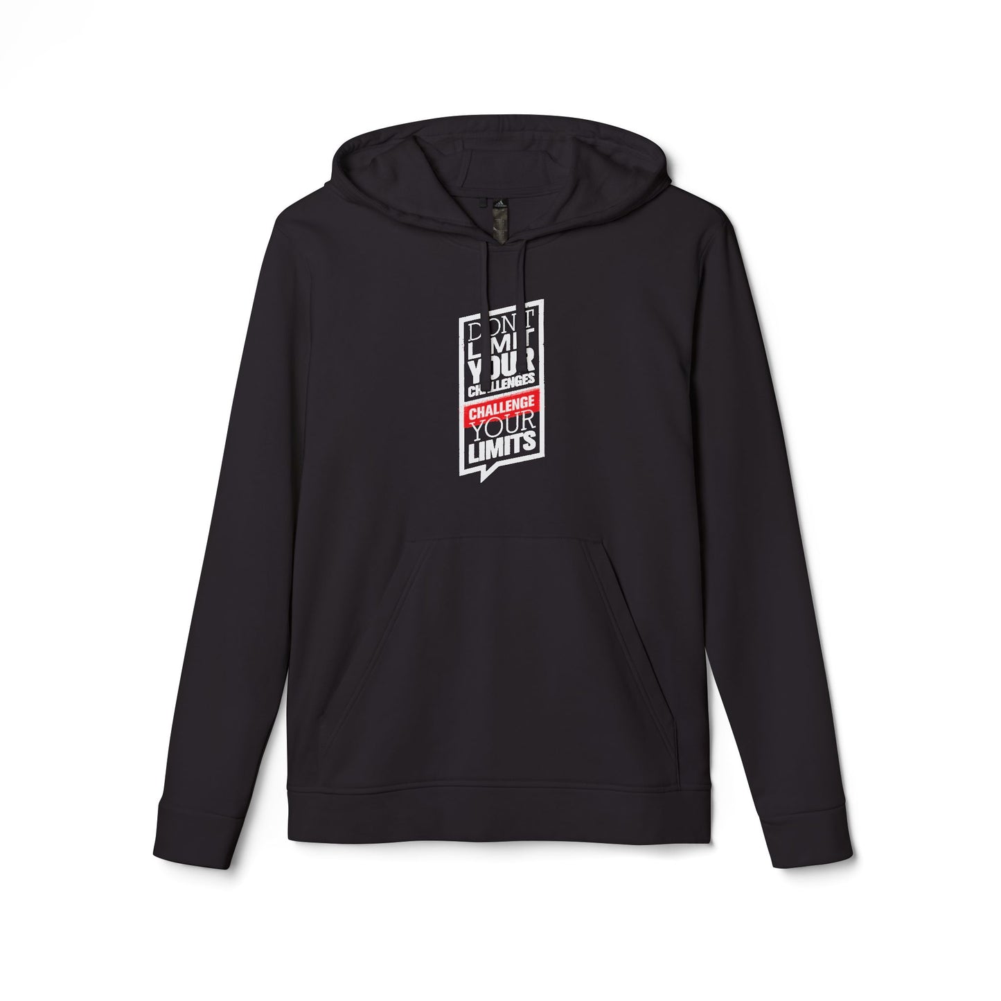 Don't Limit Your Challenges Challenge Your Limits Adidas Unisex Cozy Fleece Hoodie