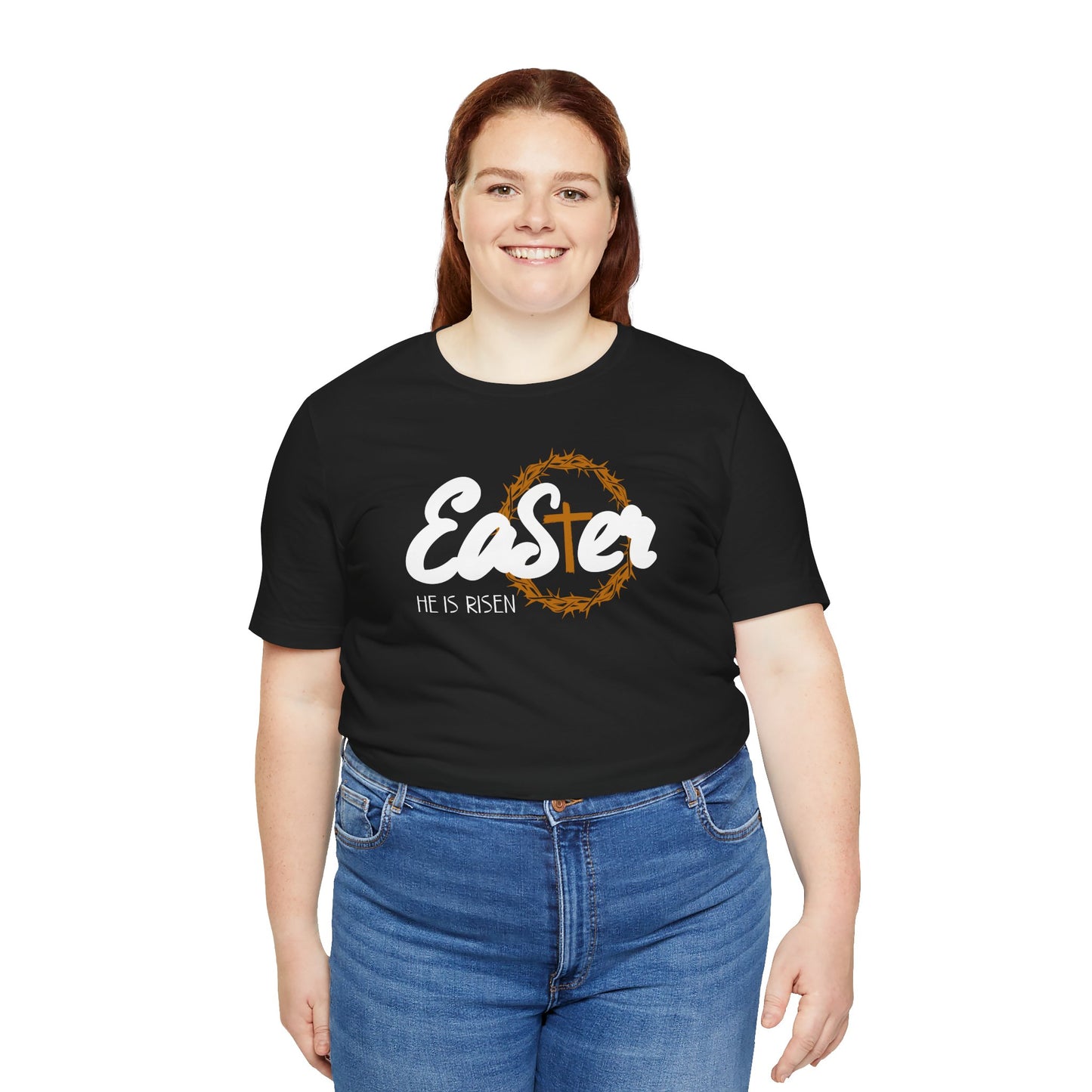Easter He Is Risen Unisex Jersey Short Sleeve Tee
