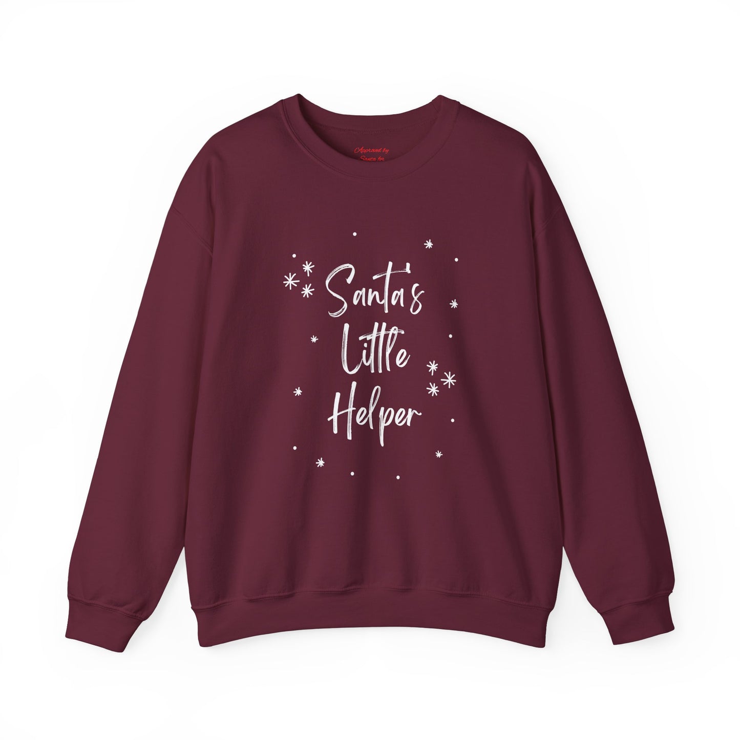 Unisex Heavy Blend Crewneck Sweatshirt Santa's Little Helper with Snowflakes π
βοΈβ¨