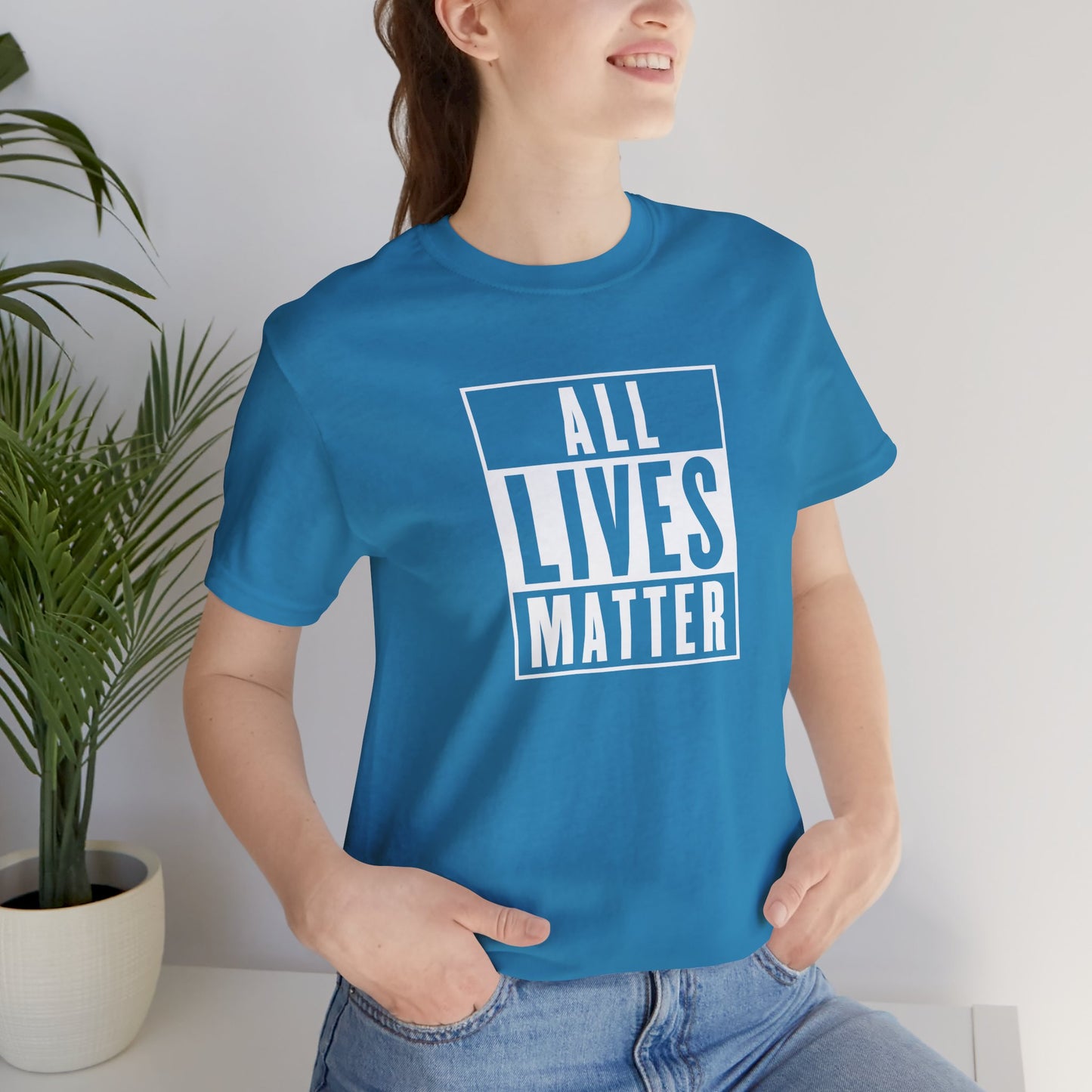 All Lives Matter βπ½π€ Unisex Jersey Short Sleeve Tee