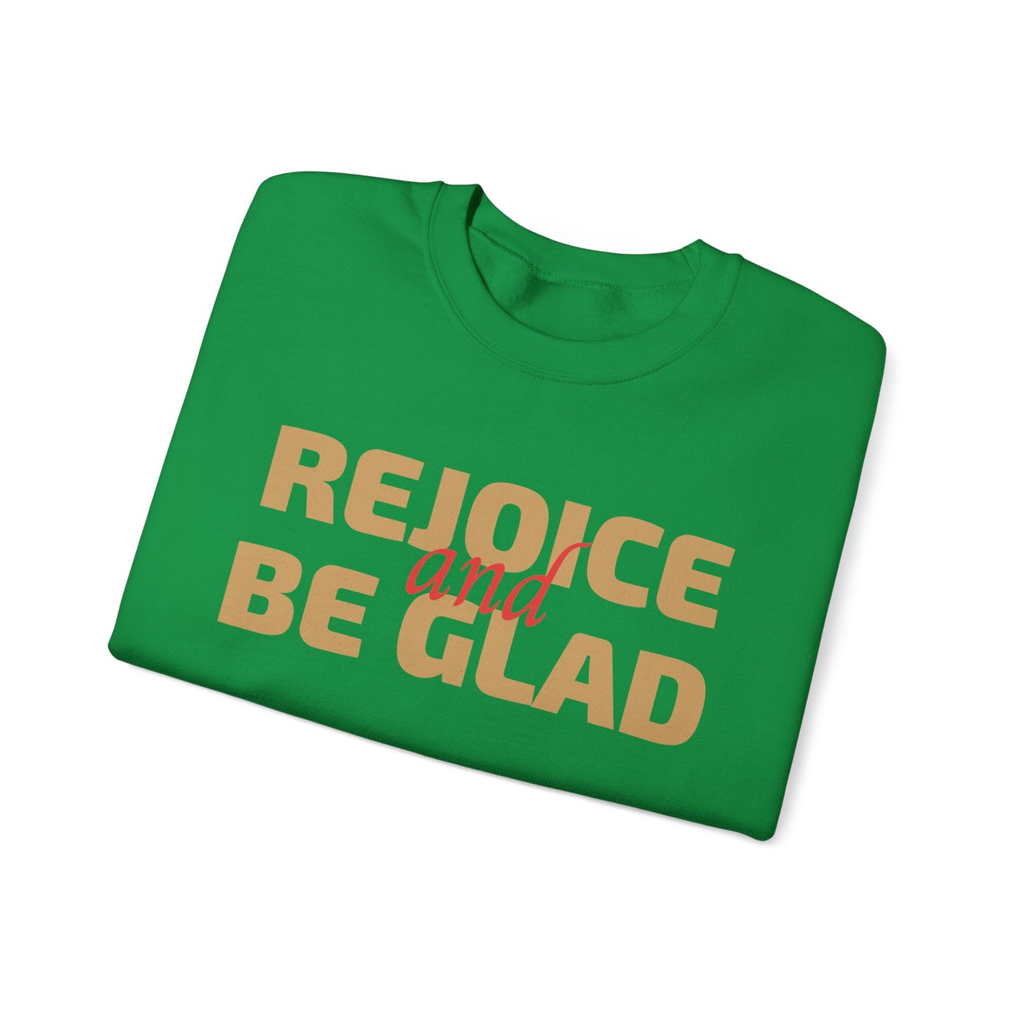 Unisex Heavy Blend Crewneck Sweatshirt Rejoice and Be Glad πβ¨
