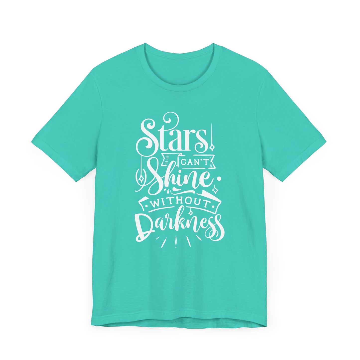 Stars Can't Shine Without Darkness Unisex Jersey Short Sleeve Tee