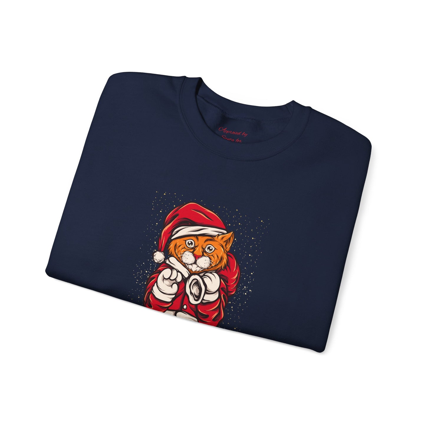 Unisex Heavy Blend Crewneck Sweatshirt Santa Paws Feline Festive Fun π
πΎπ