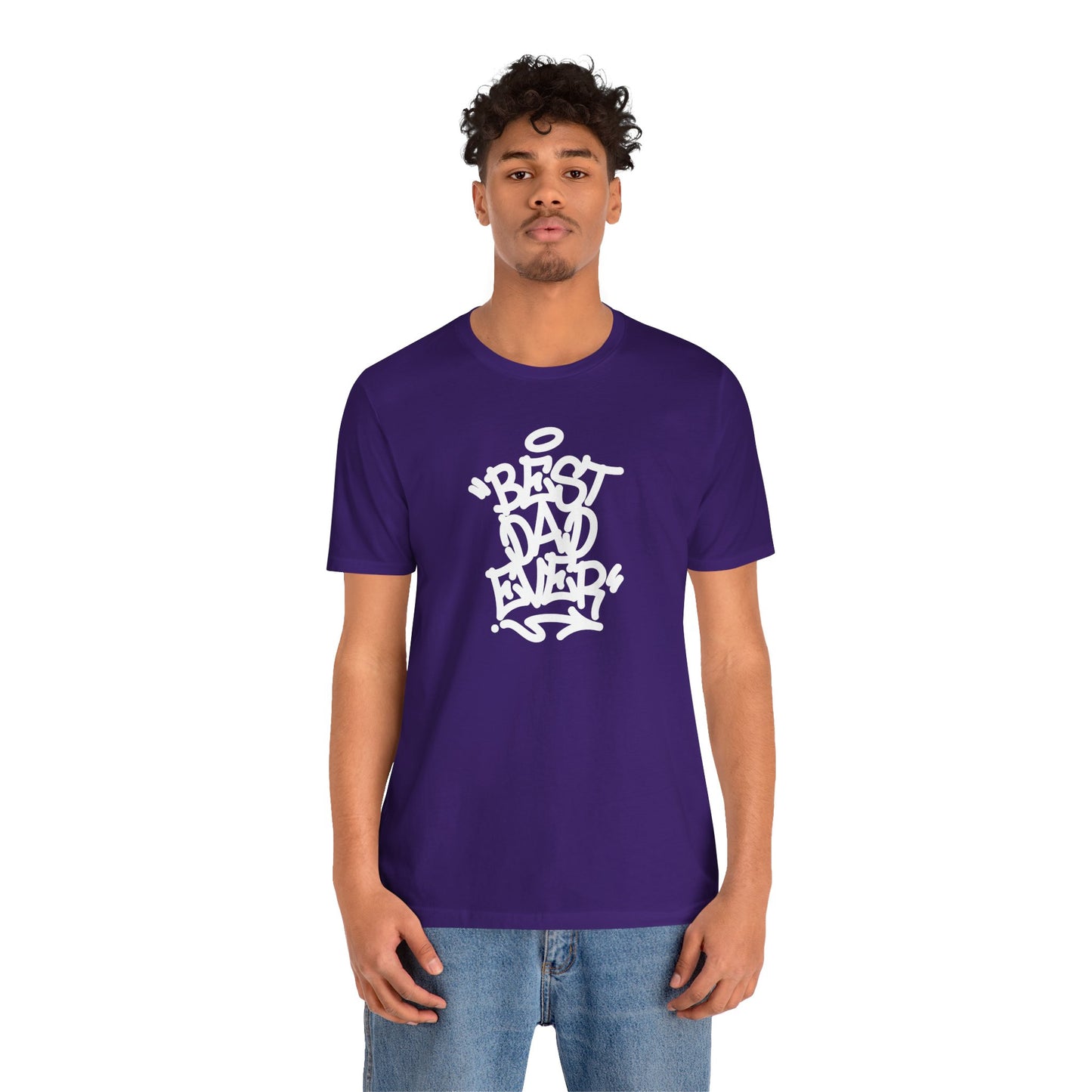 Best Dad Ever Men's Jersey Short Sleeve Tee