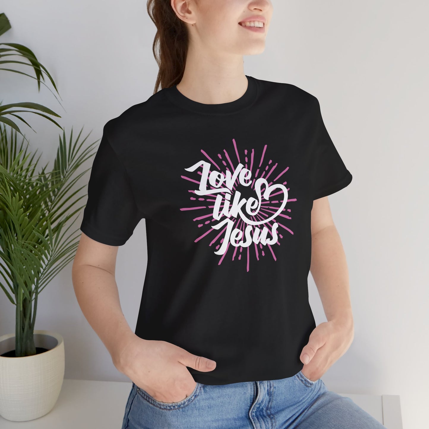 Love Like Jesus Unisex Jersey Short Sleeve Tee