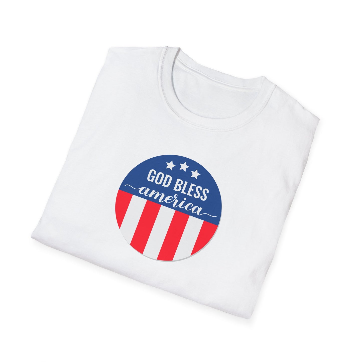 God Bless America Unisex Softstyle T-Shirt