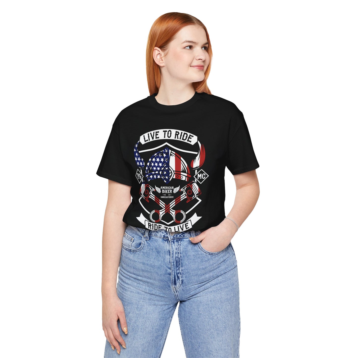 Live To Ride Ride To Live 1% MC Unisex Jersey Short Sleeve Tee