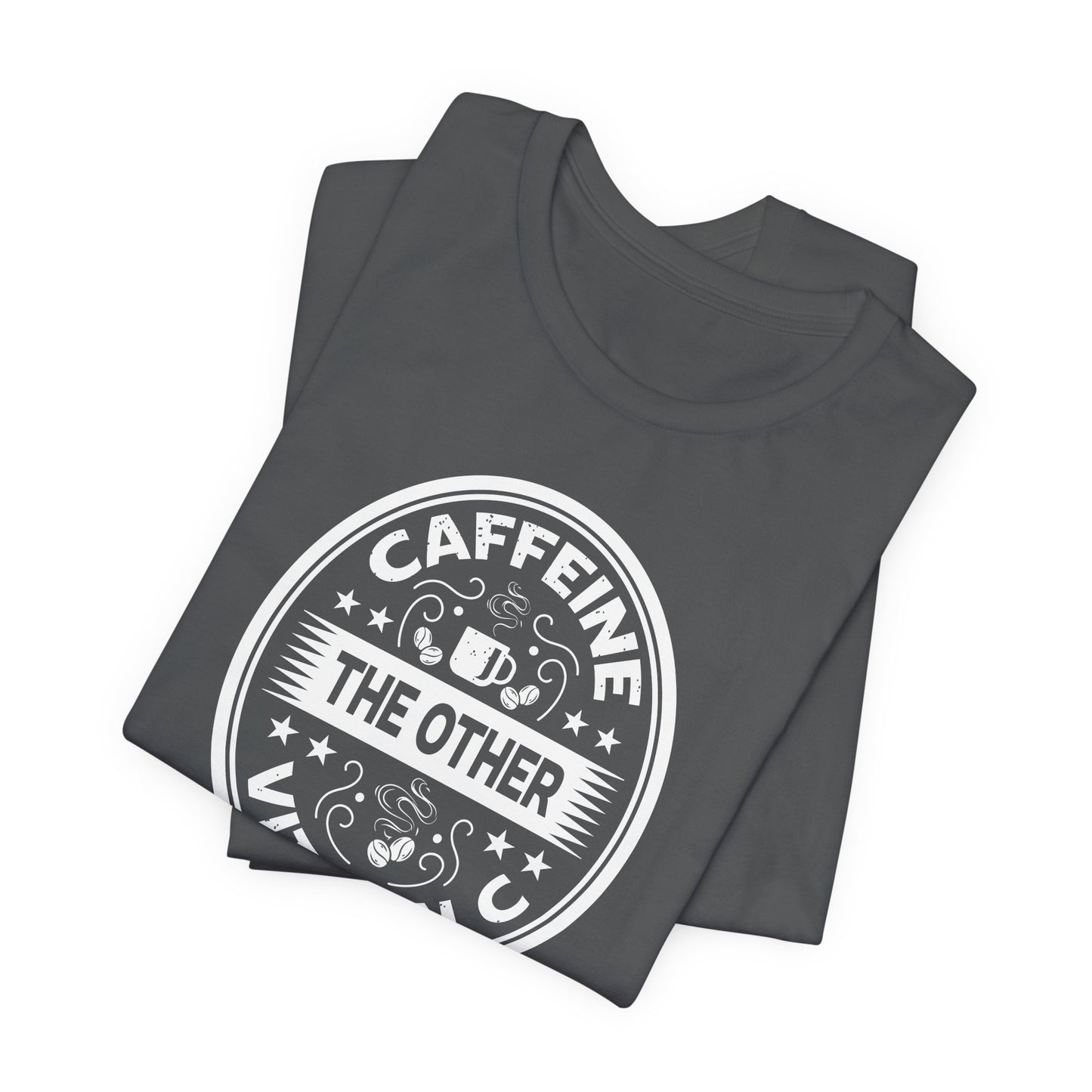 Caffeine The Other Vitamin C Unisex Jersey Short Sleeve Tee