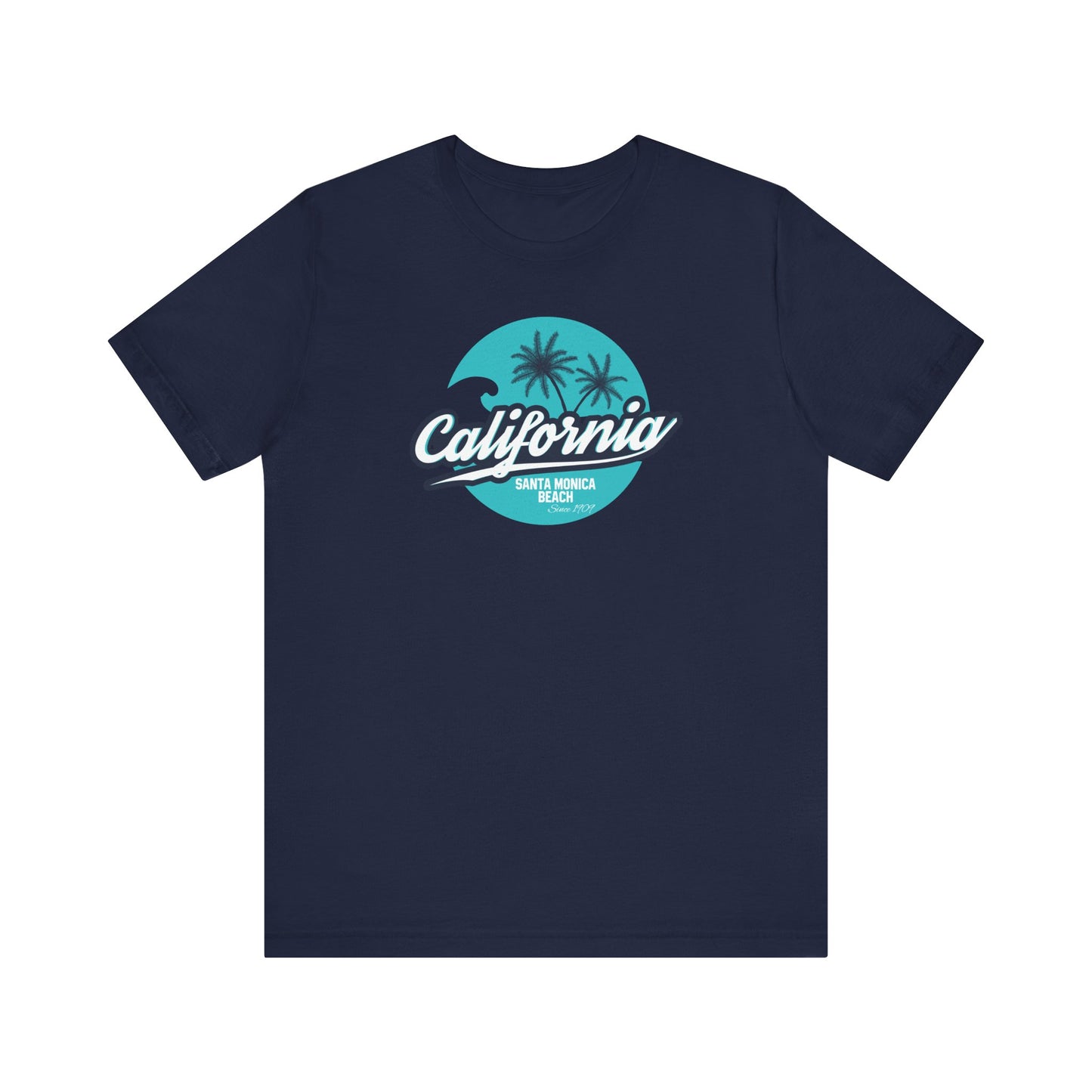 California Santa Monica Beach Unisex Jersey Short Sleeve Tee