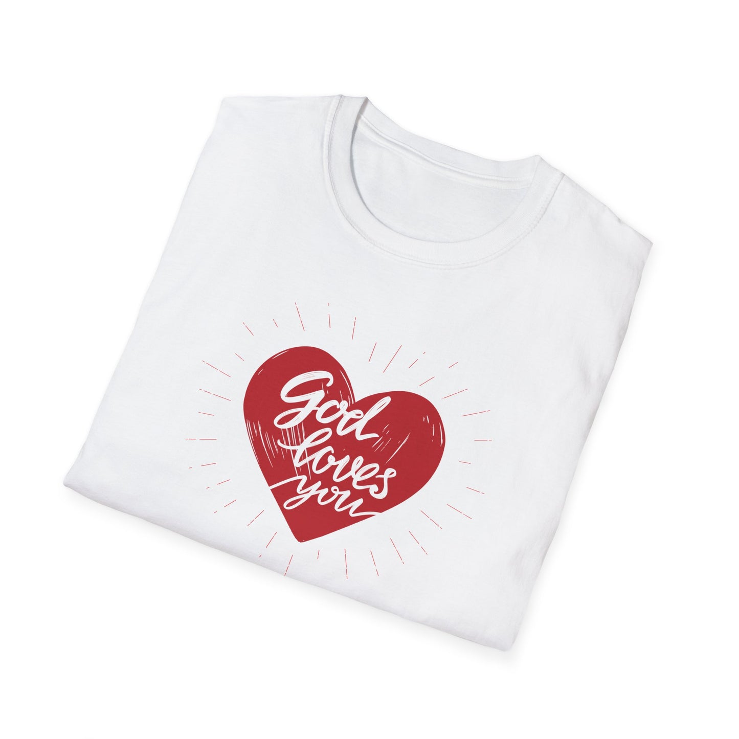 God Loves You Softstyle T-Shirt