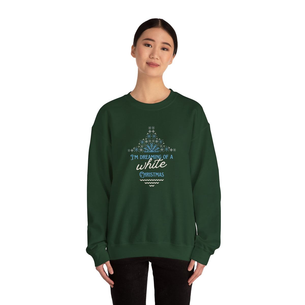 Unisex Heavy Blend Crewneck Sweatshirt I'm Dreaming Of A White Christmas π·βοΈβ¨