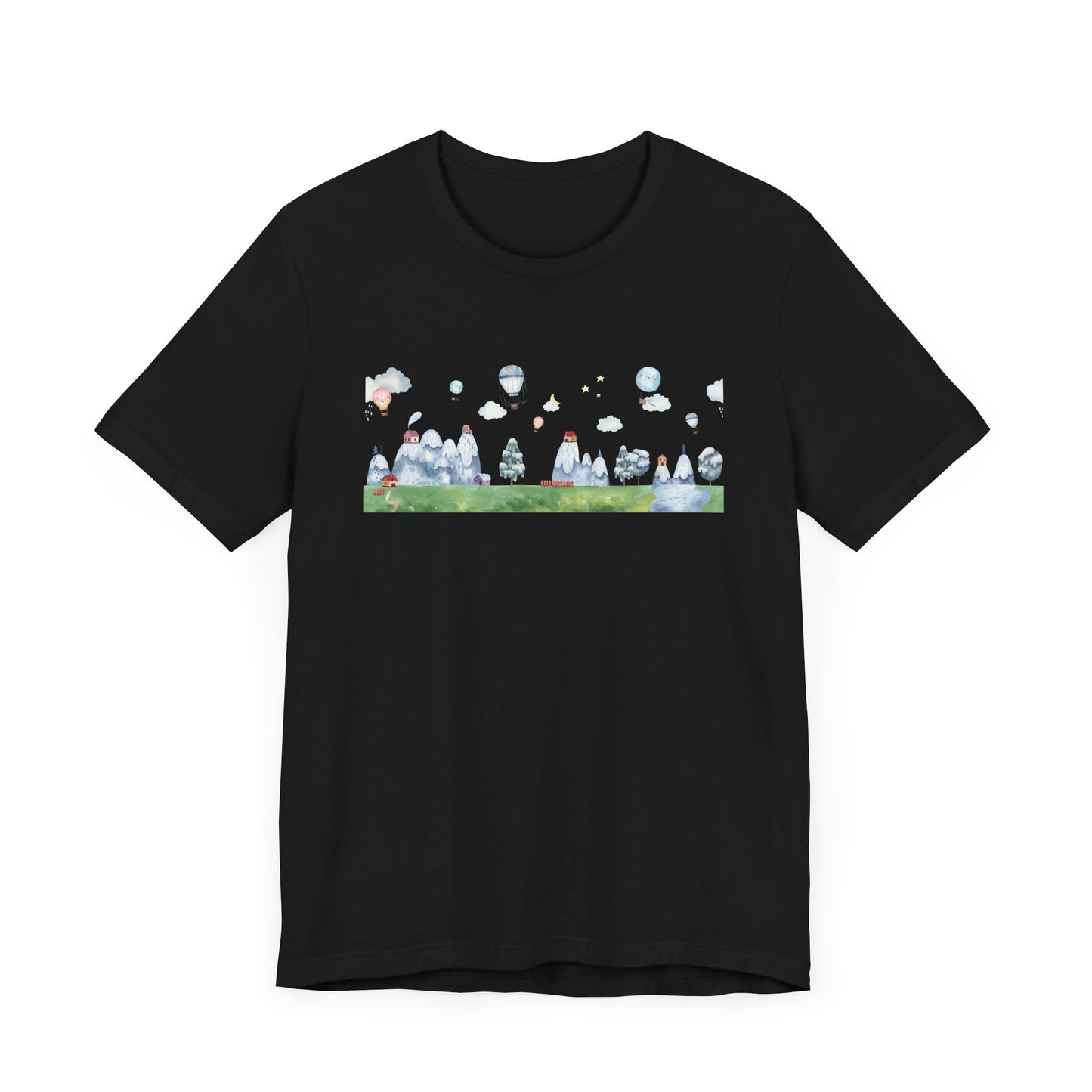 Unisex Jersey Short Sleeve Tee Starry Night Adventure