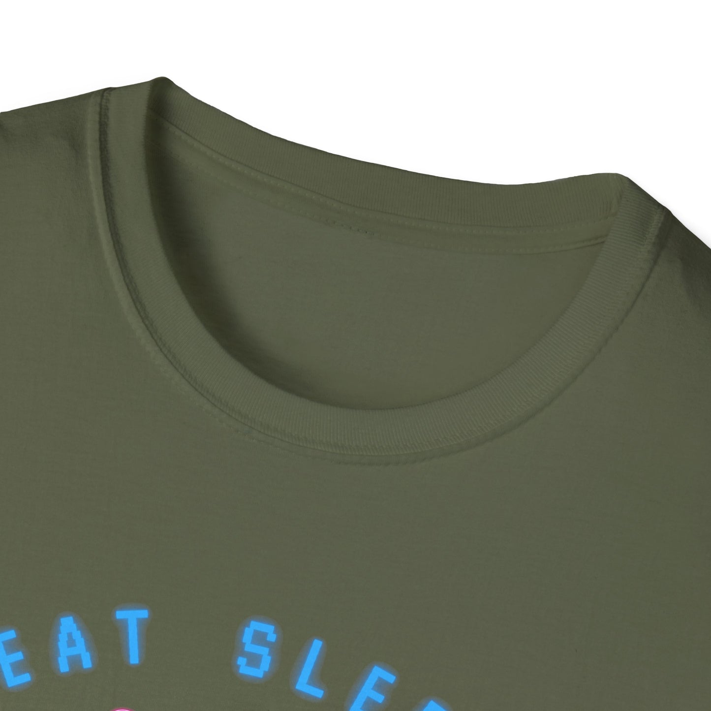 Eat Sleep Game Repeat Unisex Softstyle T-Shirt