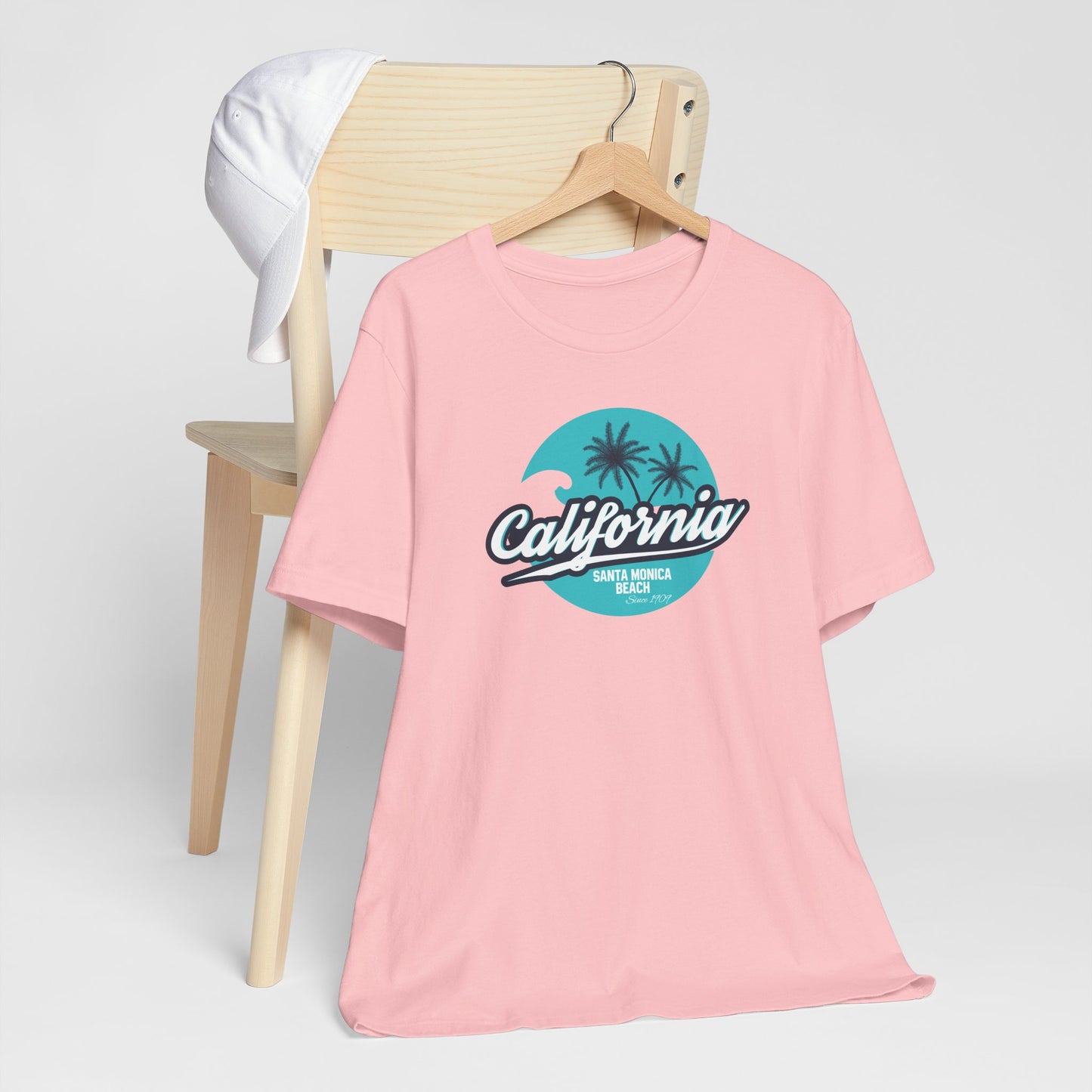 California Santa Monica Beach Unisex Jersey Short Sleeve Tee