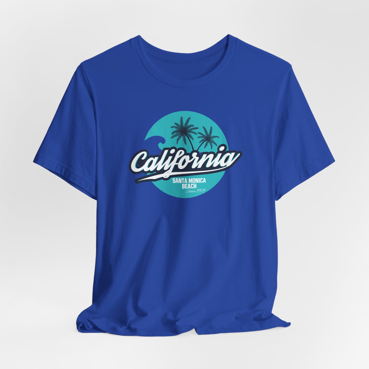 California Santa Monica Beach Unisex Jersey Short Sleeve Tee