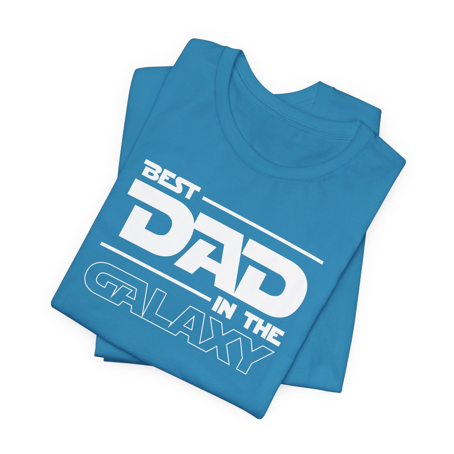 Best Dad In The Galaxy Men's Jersey Short Sleeve Tee