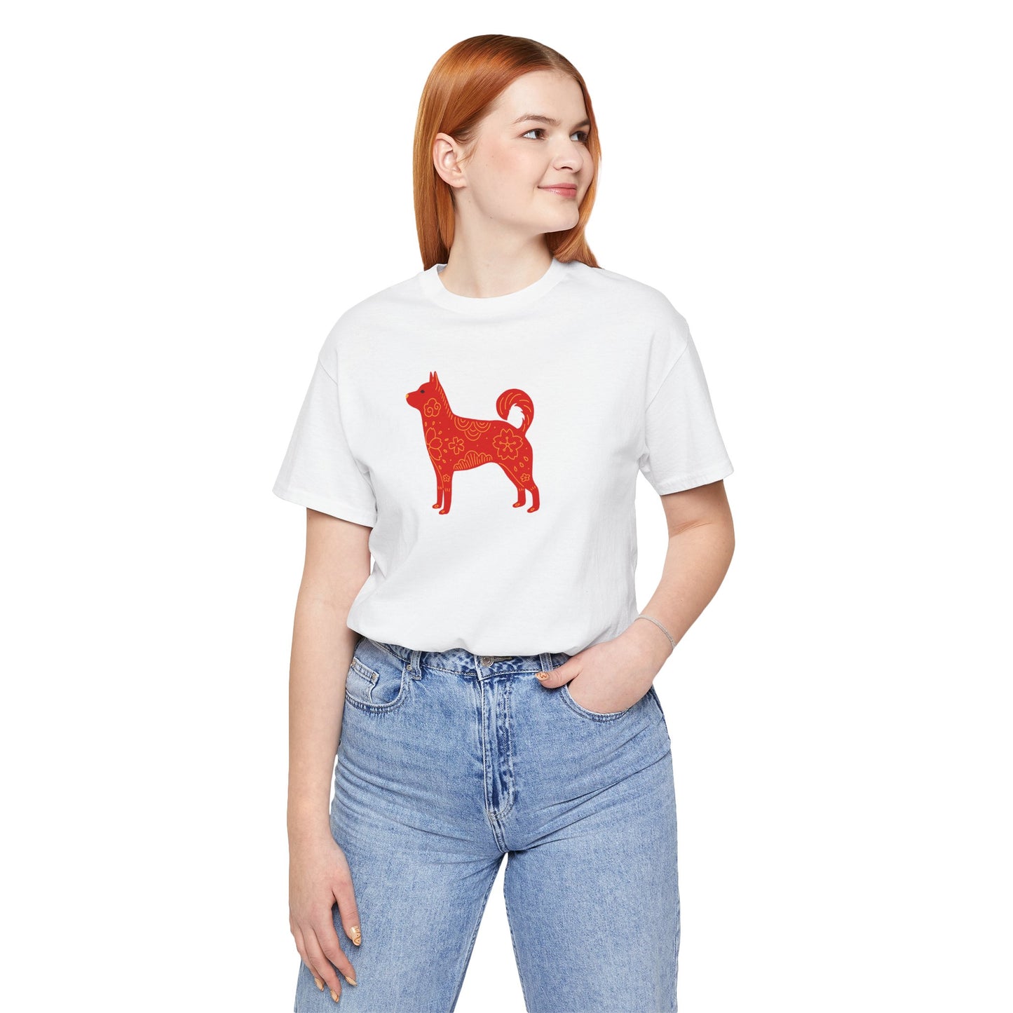 Pawsitively Adorable Year of the Dog Unisex Jersey Short Sleeve Tee