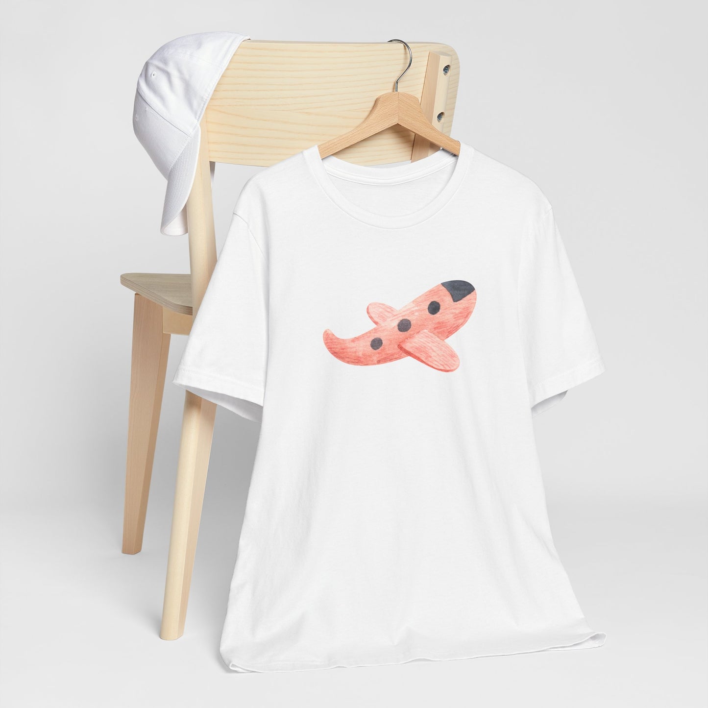 Red plane Unisex Jersey Short Sleeve Tee