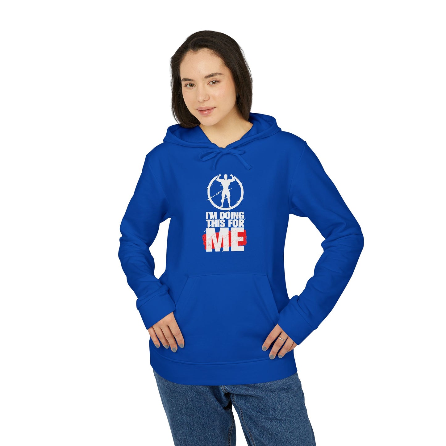 I'm Doing This For Me Adidas Unisex Cozy Fleece Hoodie