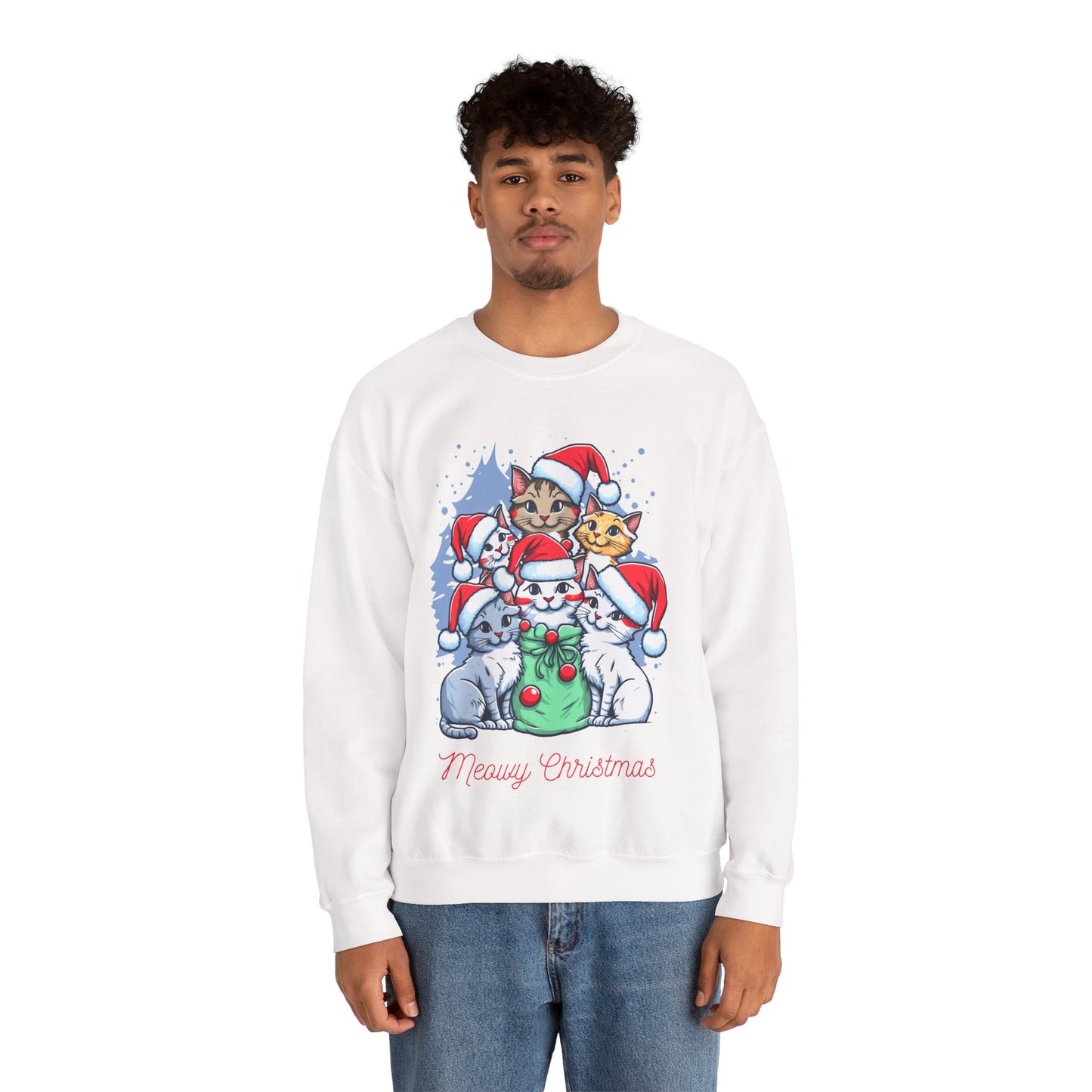 Meowy Christmas π
πΎβ¨ Unisex Heavy Blend Crewneck Sweatshirt