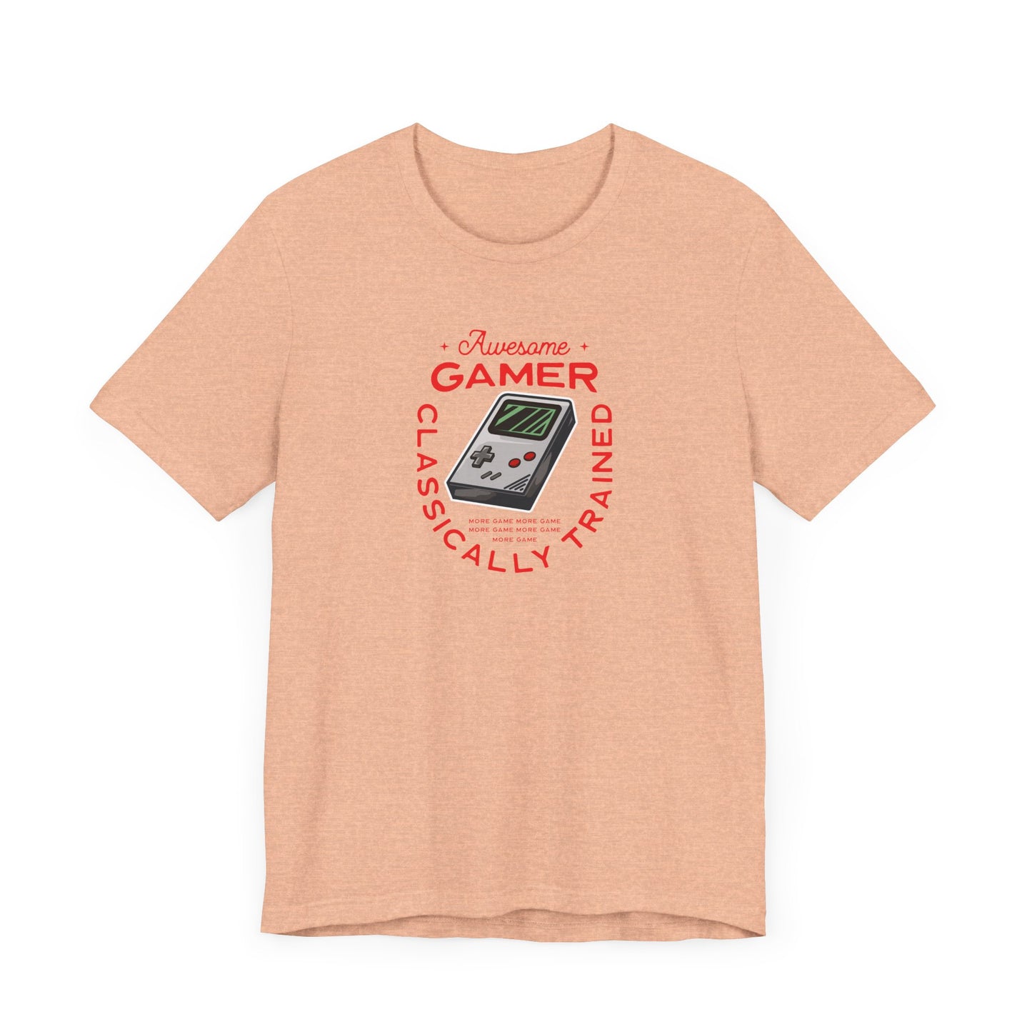 Unisex Jersey Short Sleeve Tee Awesome Gamer Classically Trained Red Print