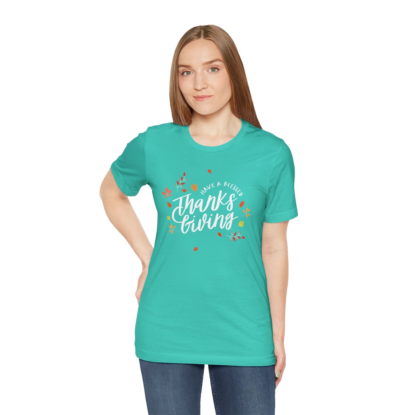 Have A Blessed Thanksgiving Unisex Jersey Short Sleeve Tee
